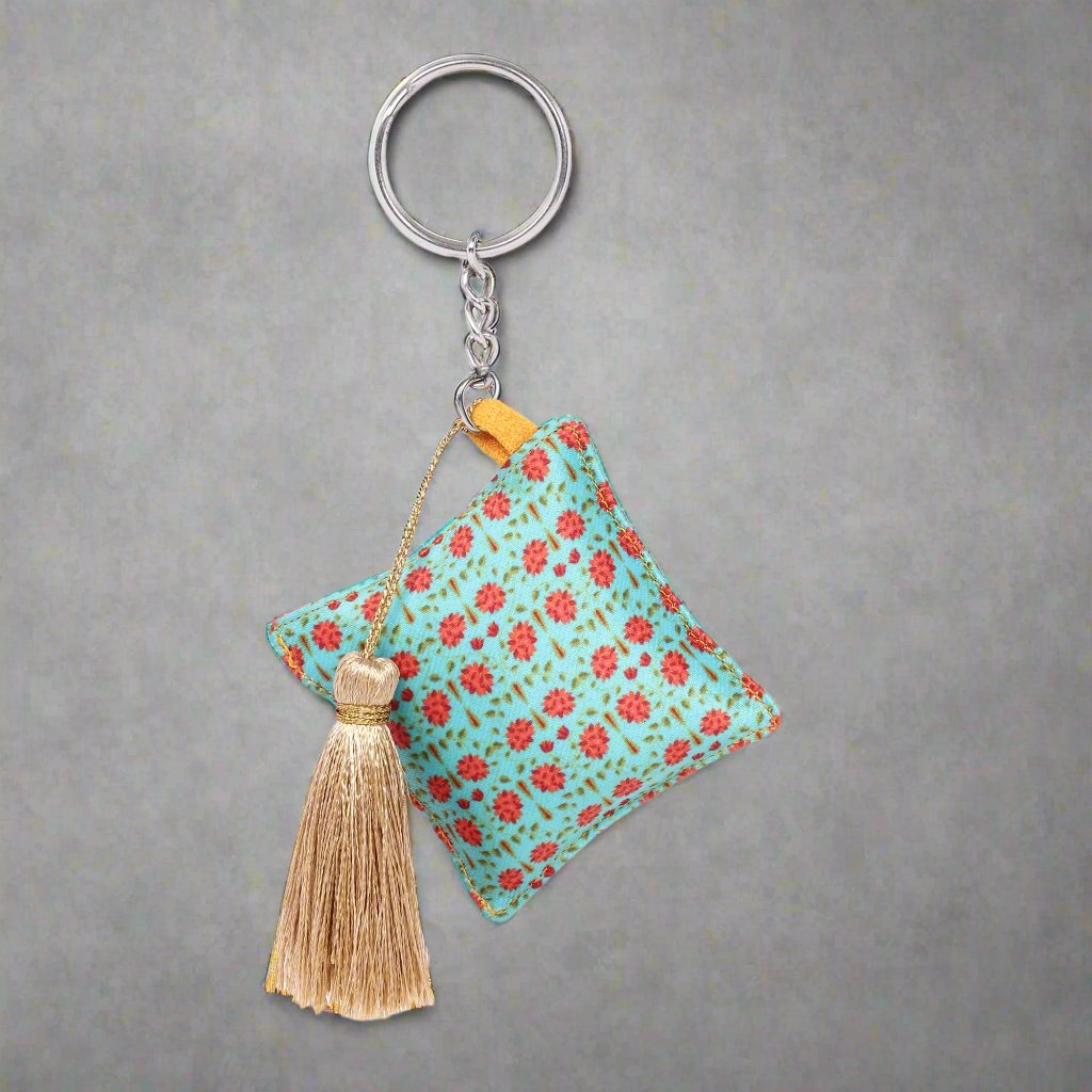 Cushion Keychain - Babur Green