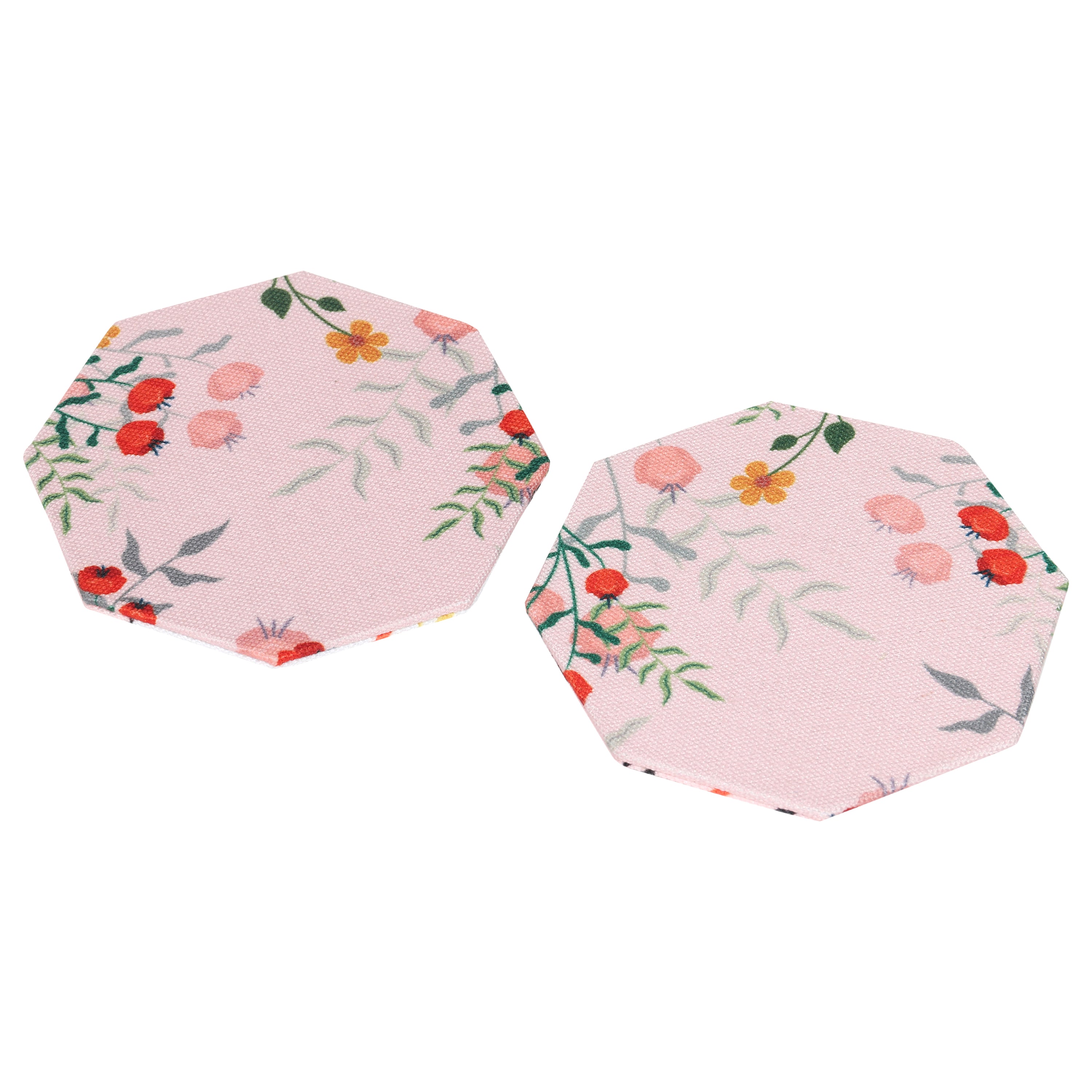 Octagonal Coasters - Enchanted Blooms