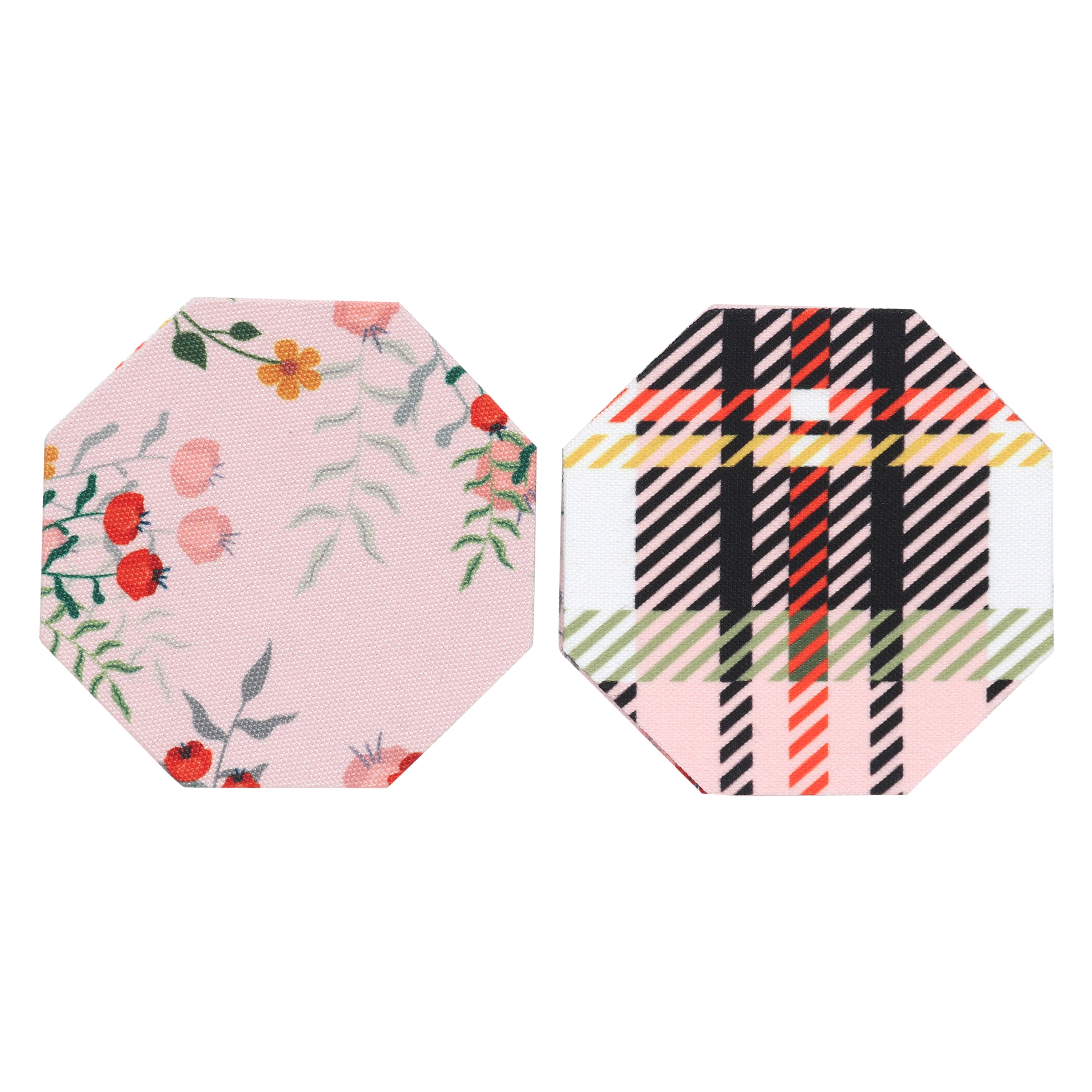 Octagonal Coasters - Enchanted Blooms