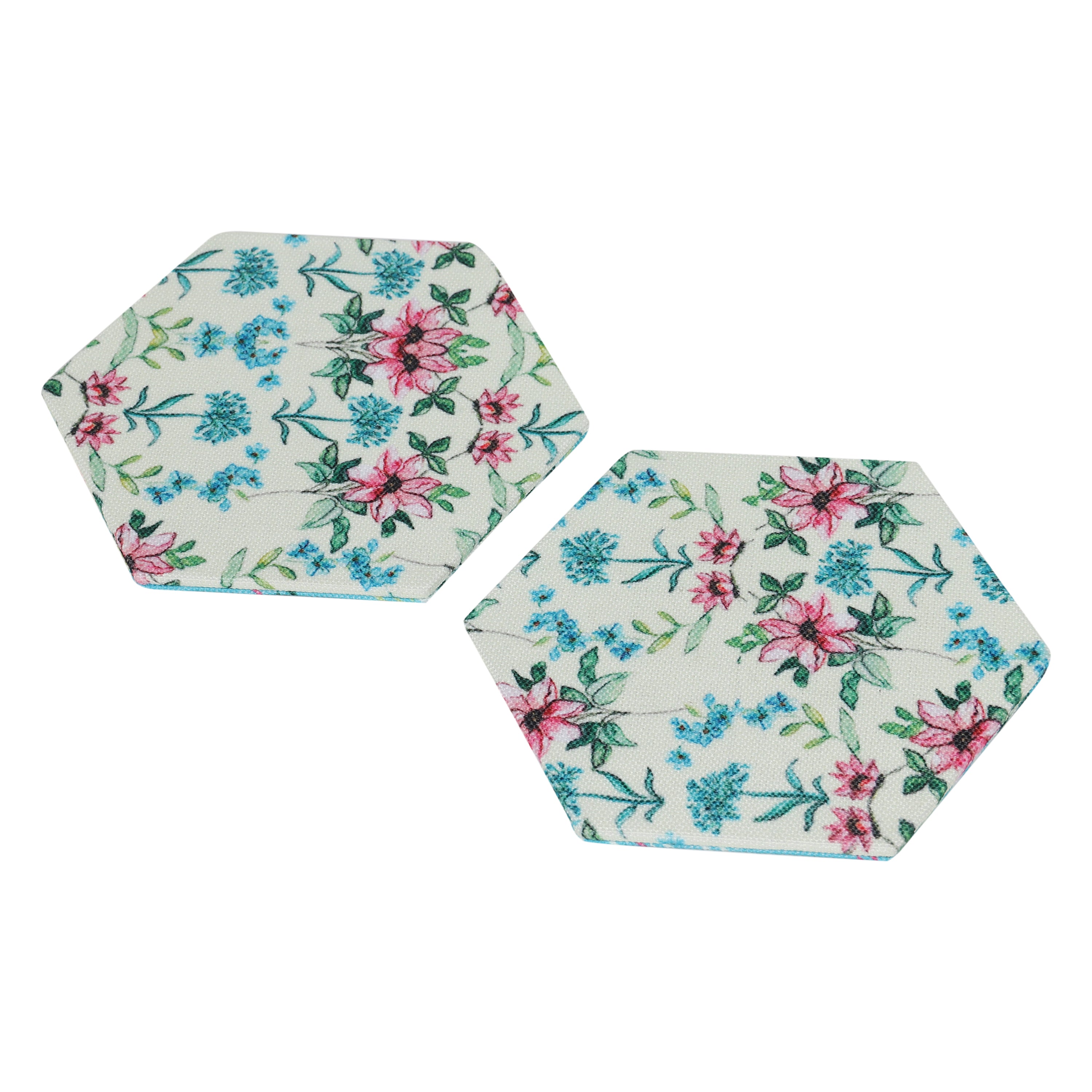 Hexagonal Coasters - Blooming Delights