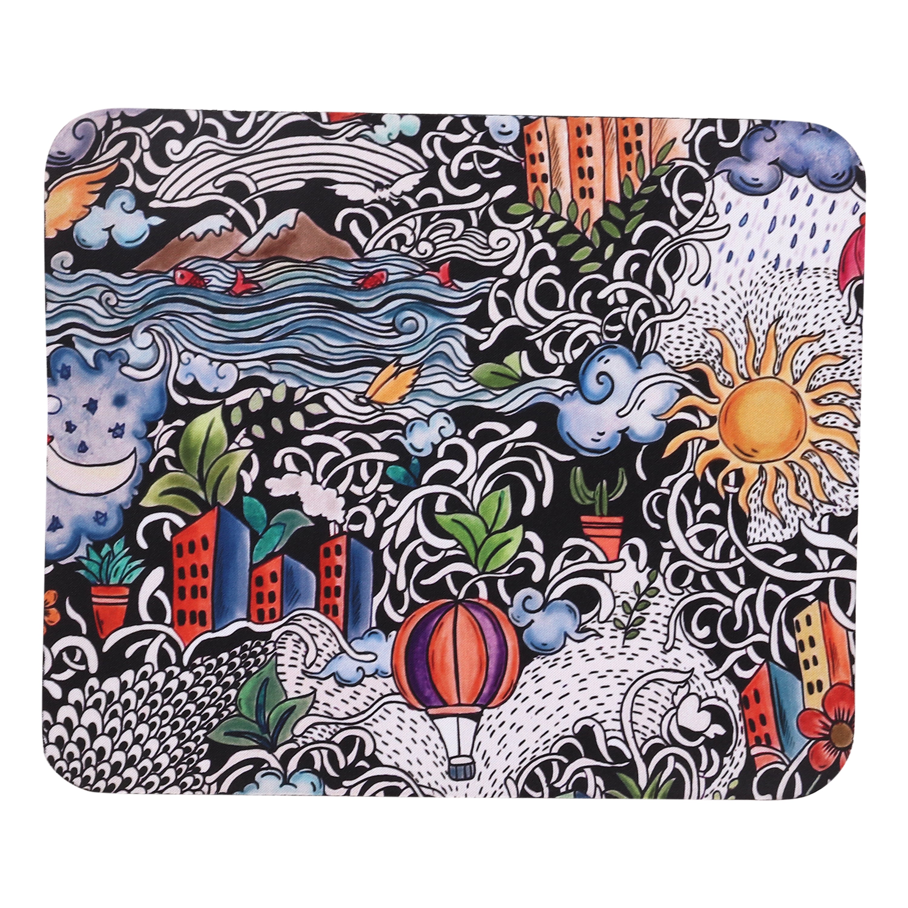 Kolorobia | Custom mouse pad with vibrant design | Large gaming mouse pad with non-slip surface | Ergonomic mouse pad | mouse pad made from sustainable materials
| Decorative mouse pad with trendy graphics