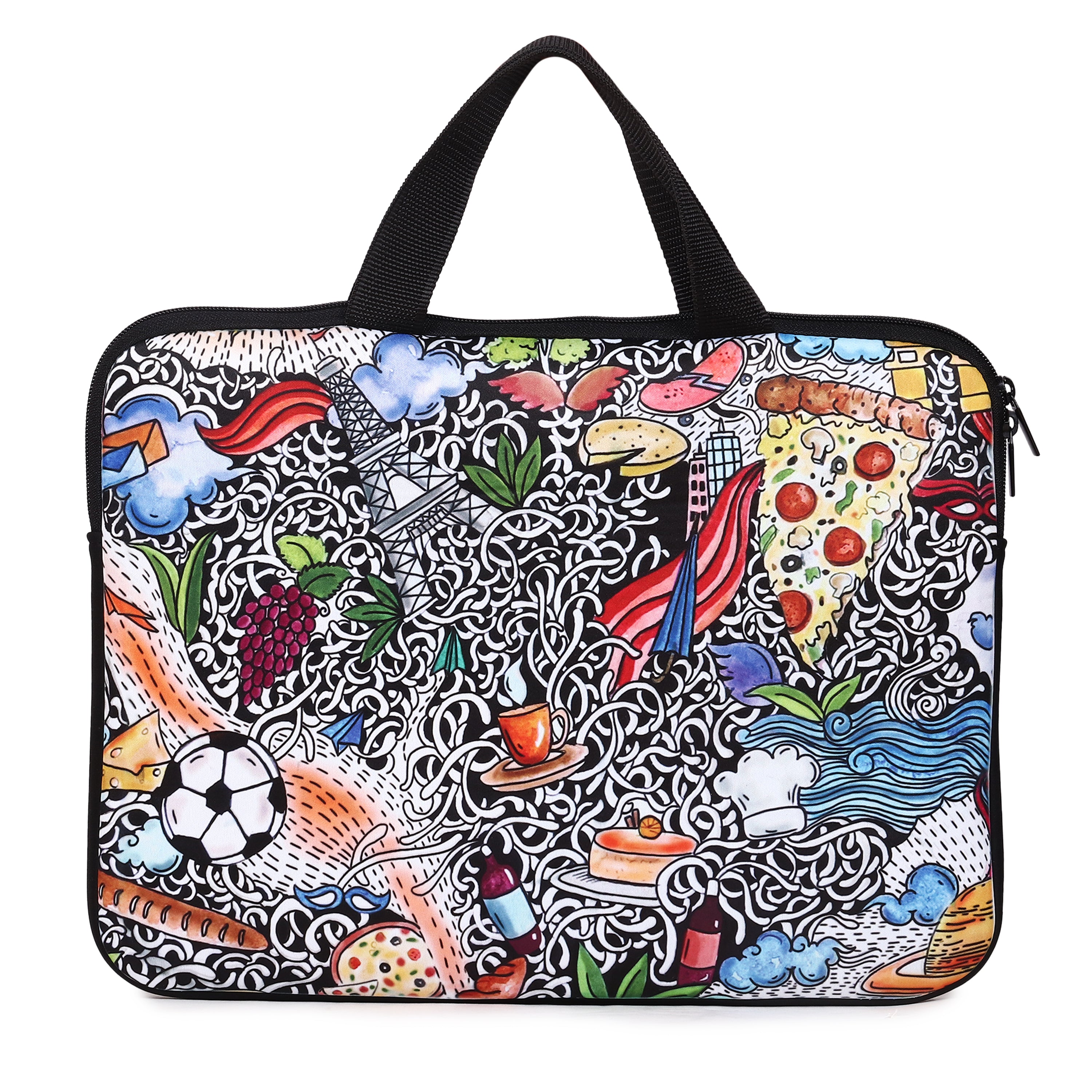 Kolorobia | laptop sleeve for 15-inch Laptop | Stylish laptop sleeve bag for travel | laptop sleeve with unique designs | Padded laptop sleeve for students in vibrant colors | Laptop Sleeves for men | laptop sleeves for women |