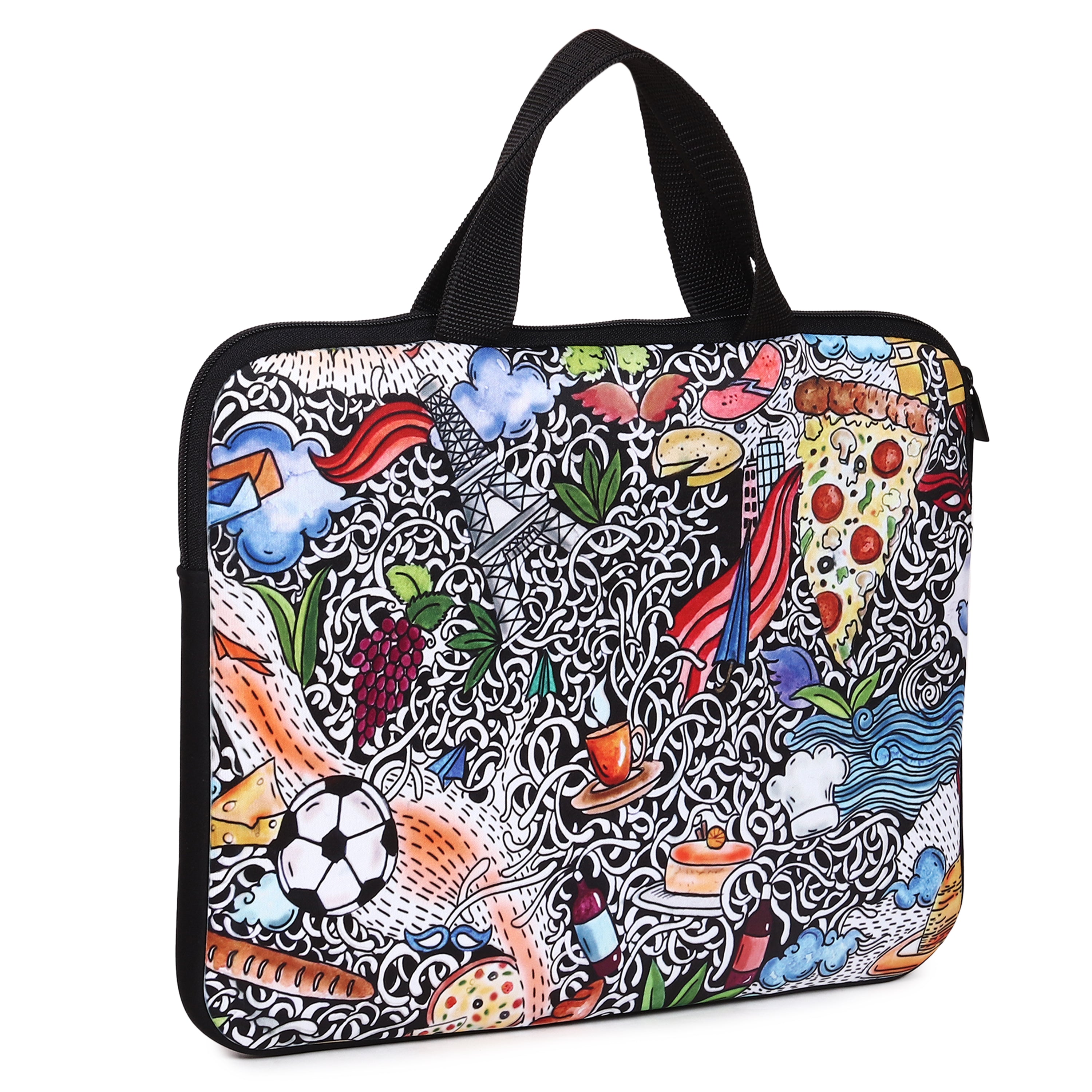 Laptop Sleeves - Around the Sun Doodle Art