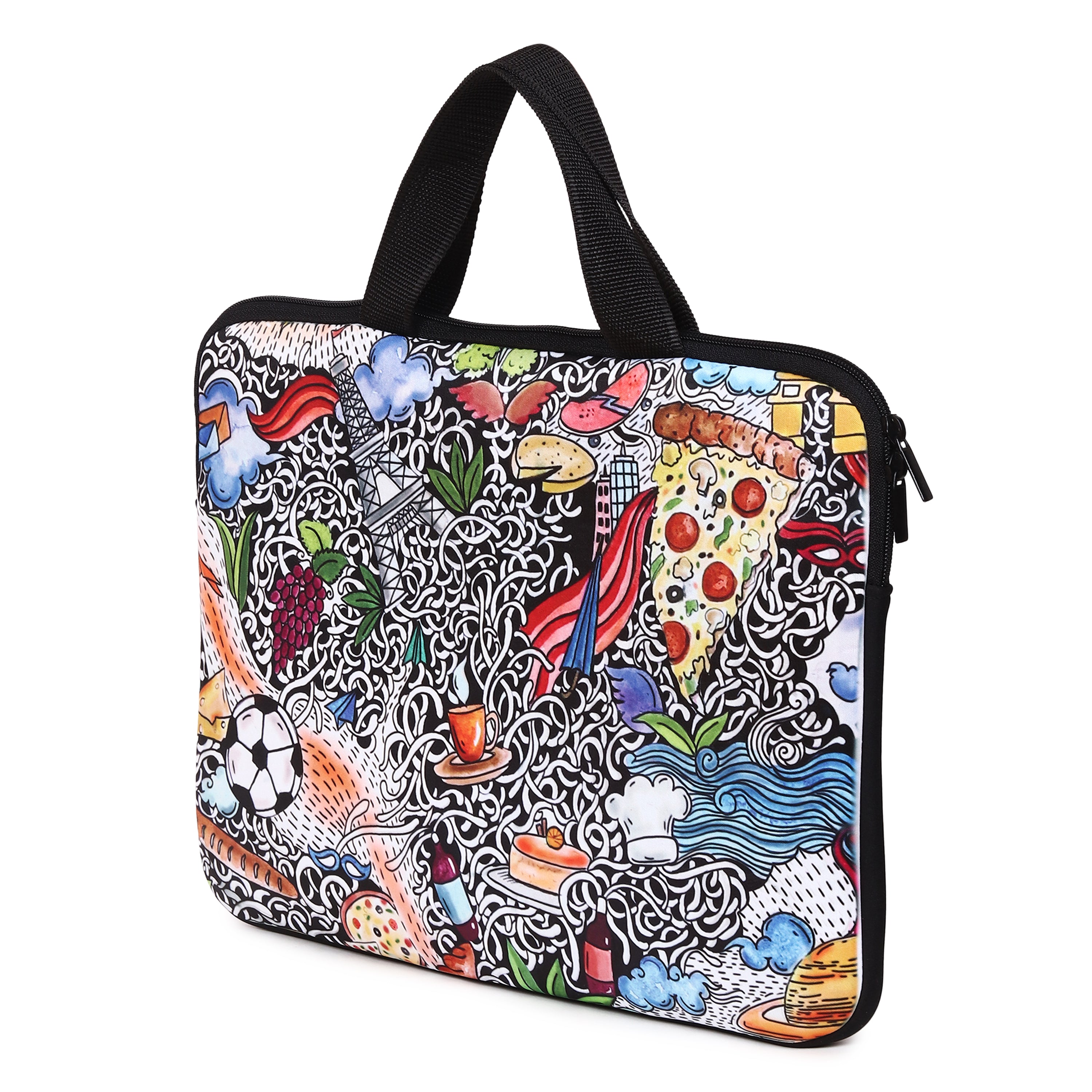 Laptop Sleeves - Around the Sun Doodle Art