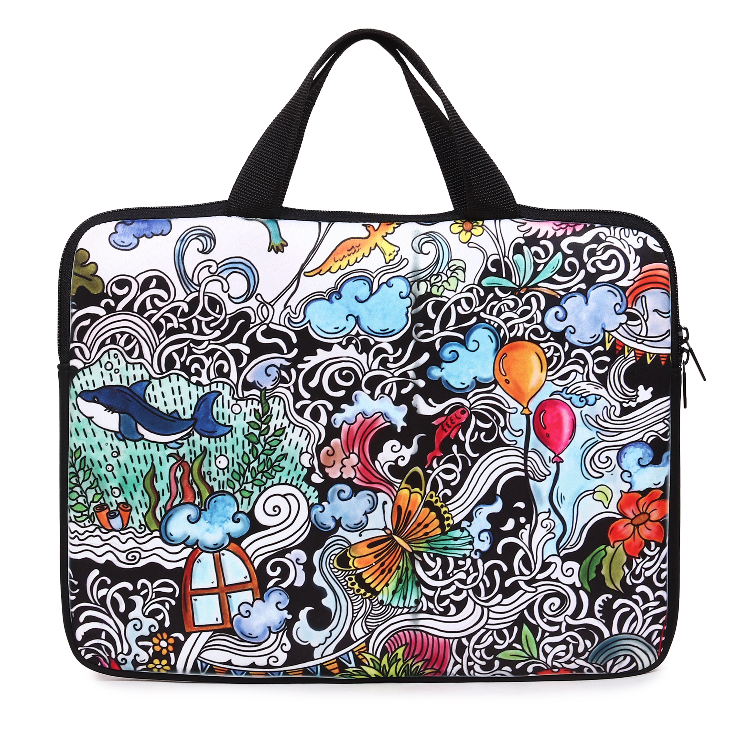 Kolorobia | laptop sleeve for 15-inch Laptop | Stylish laptop sleeve bag for travel | laptop sleeve with unique designs | Padded laptop sleeve for students in vibrant colors | Laptop Sleeves for men | laptop sleeves for women |