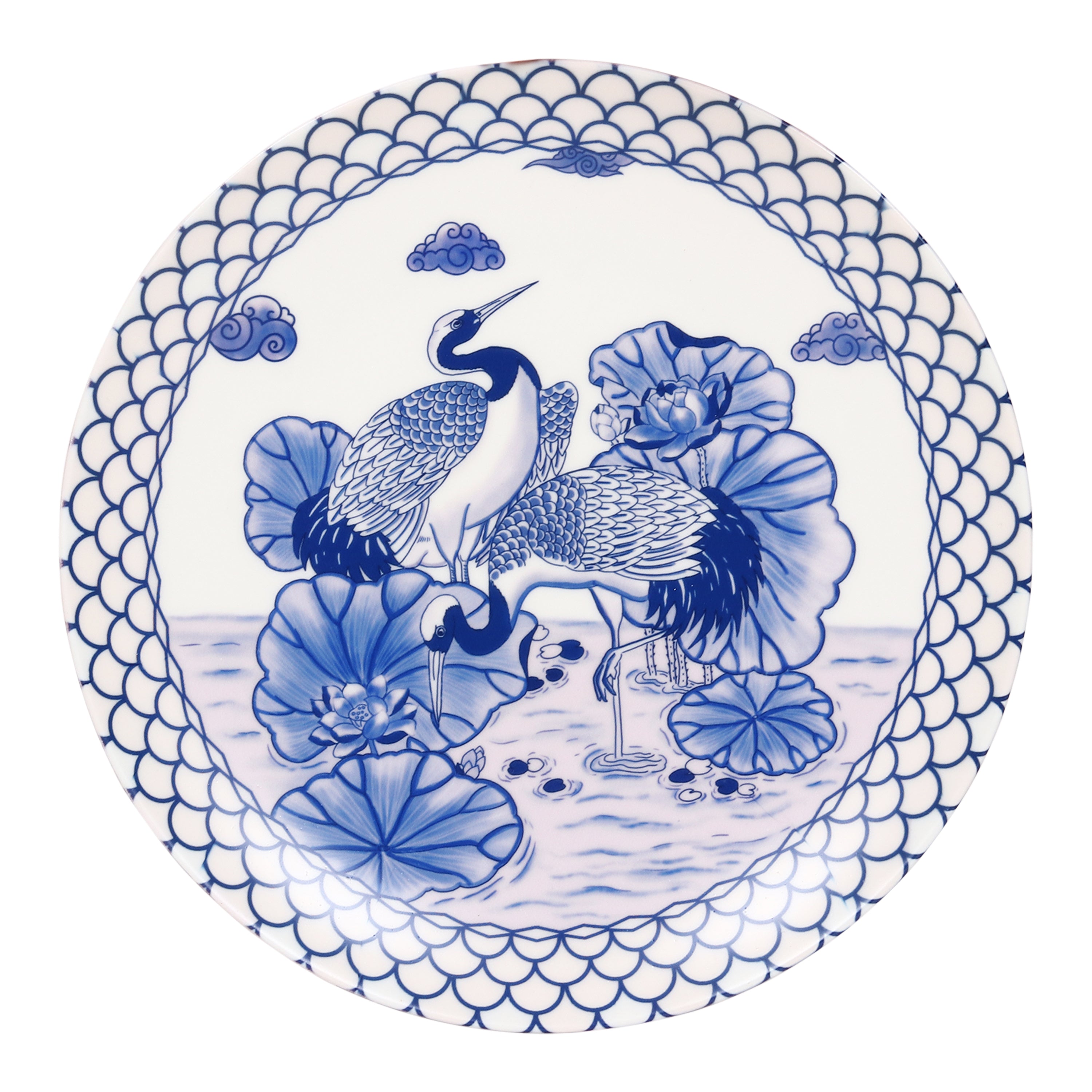 Decorative Wall Plate - Japanese Crane