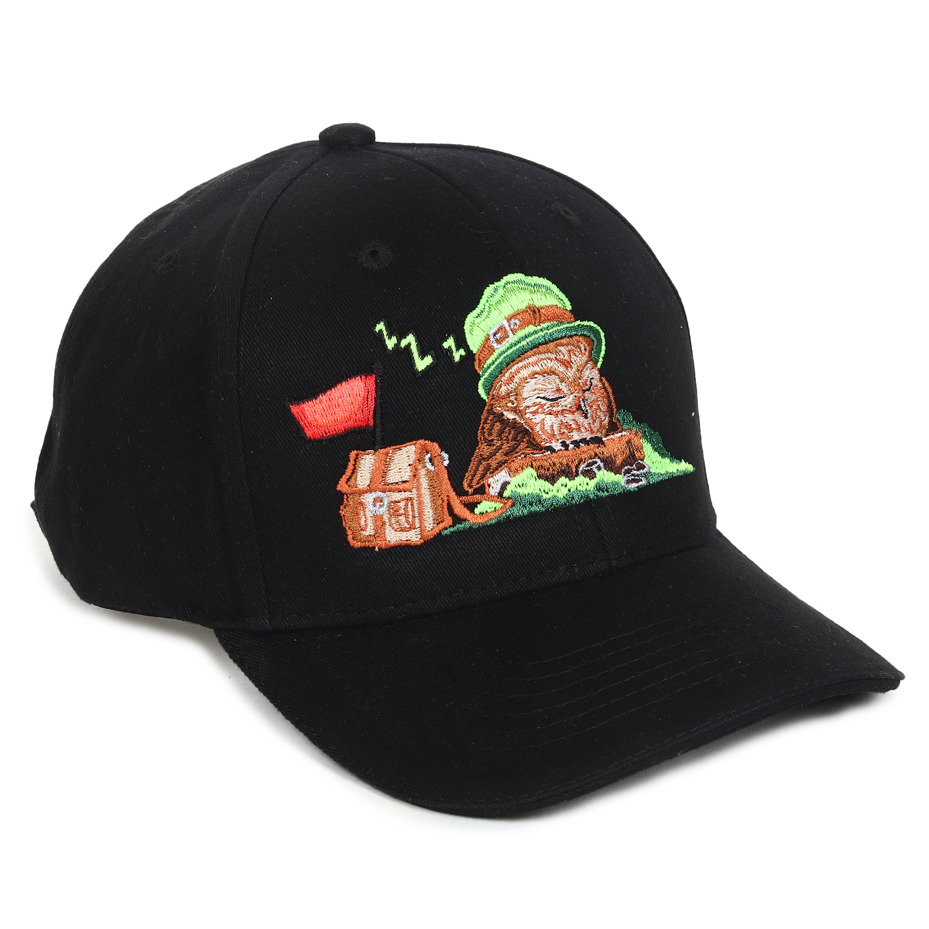 Hoot Embroidered Caps for Kids