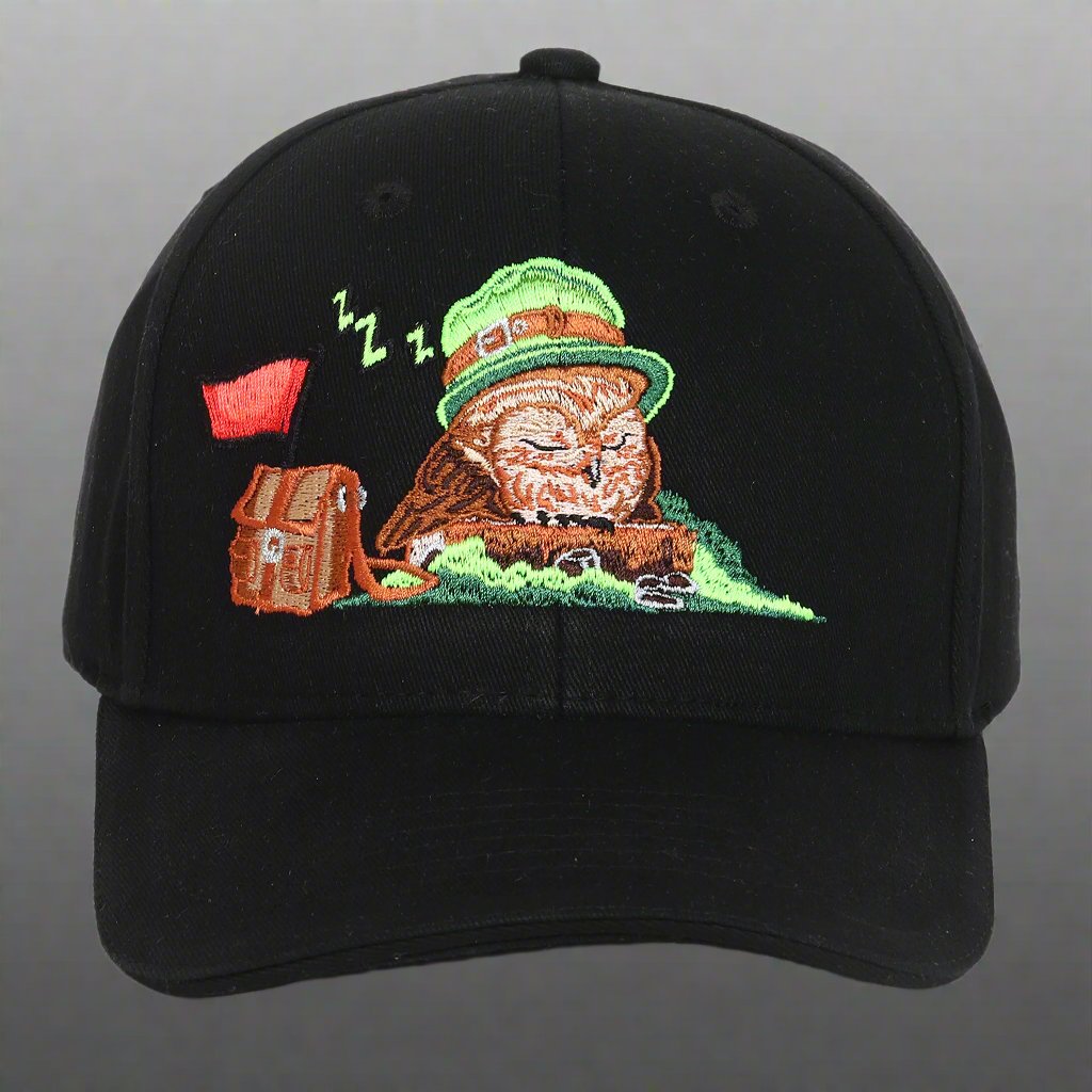 Hoot Embroidered Caps for Kids