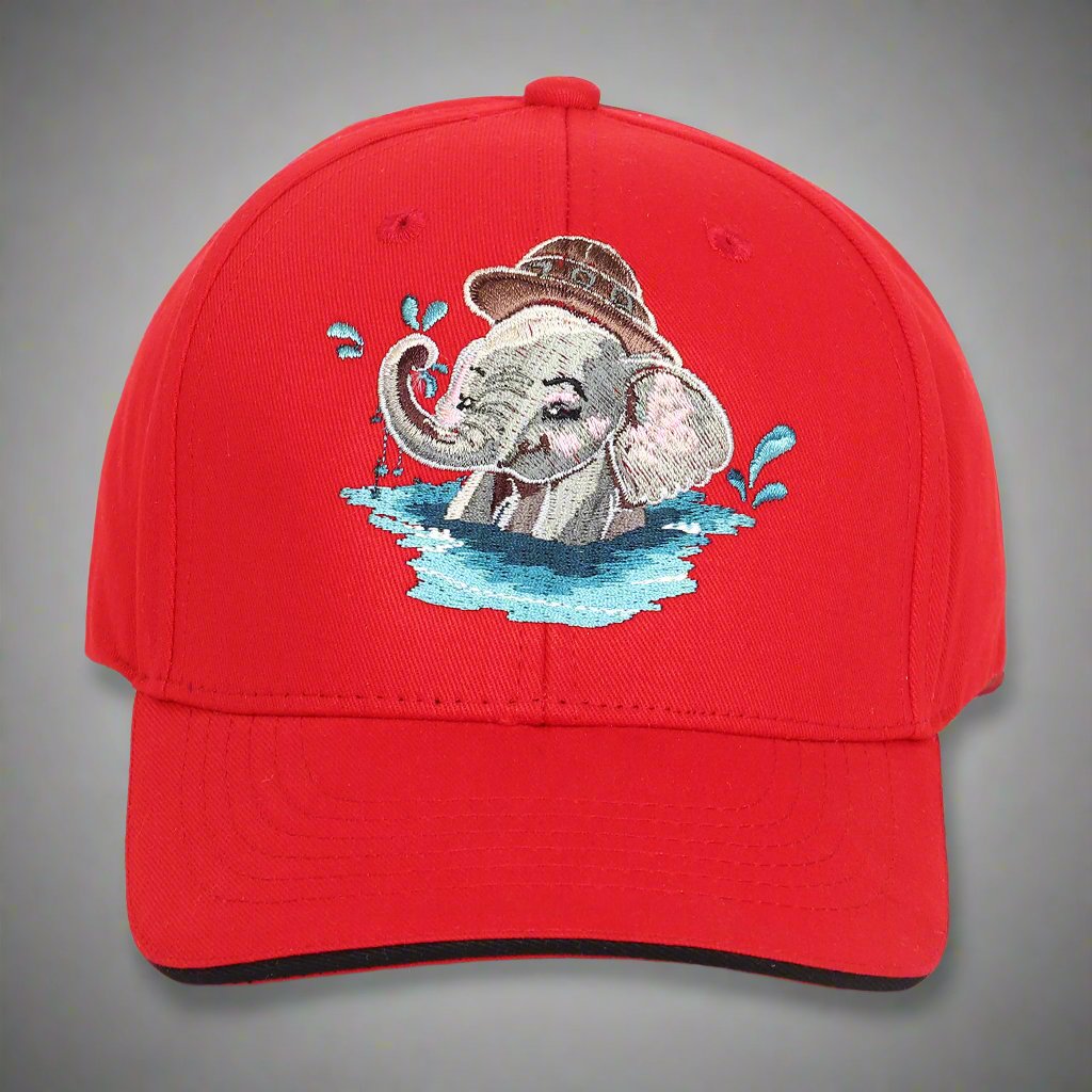 Ele Embroidered Caps for Kids