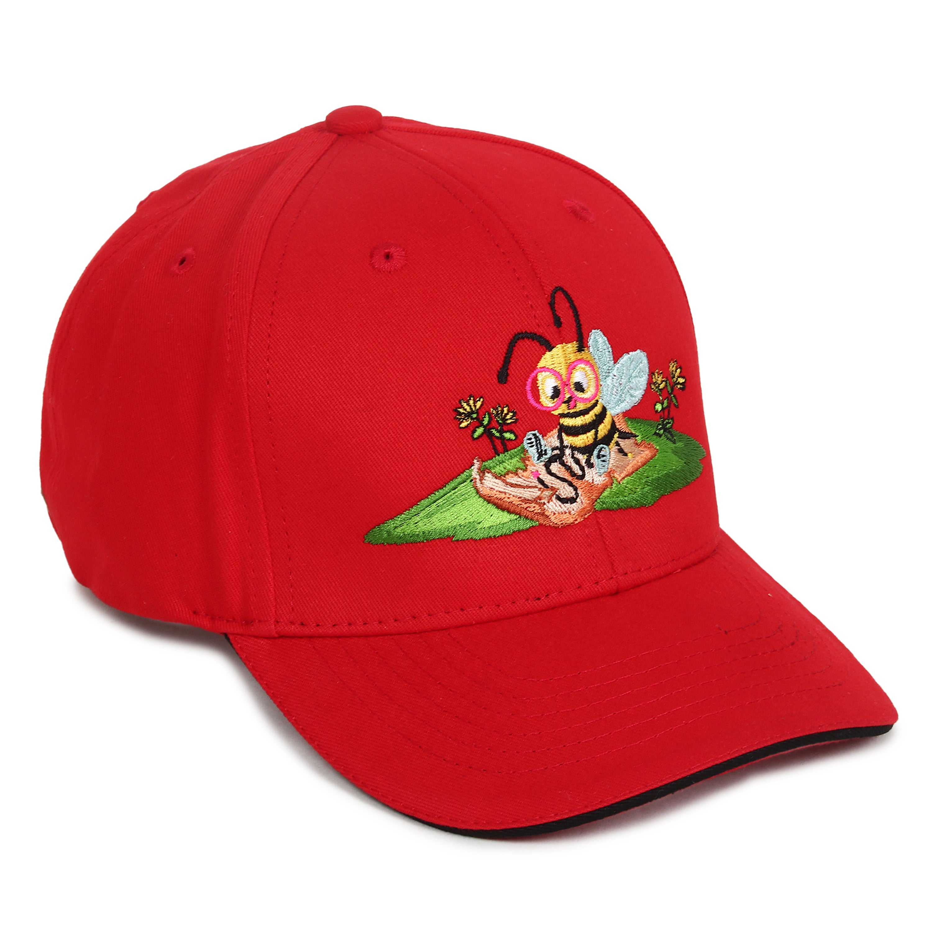 Bumble Embroidered Caps for Kids