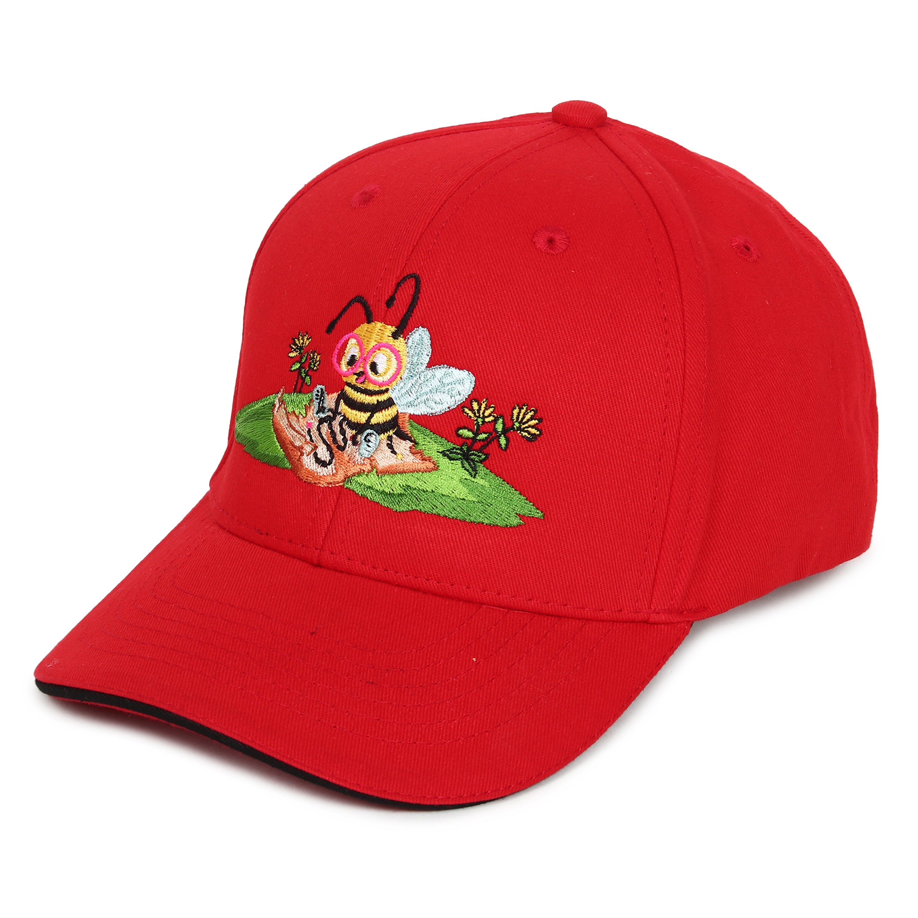 Bumble Embroidered Caps for Kids