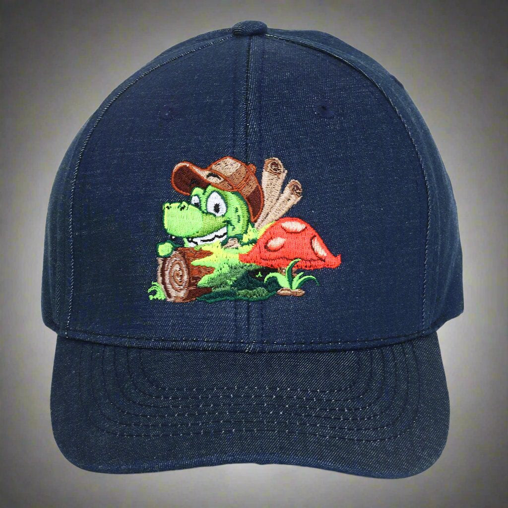 Croc Embroidered Caps for Kids