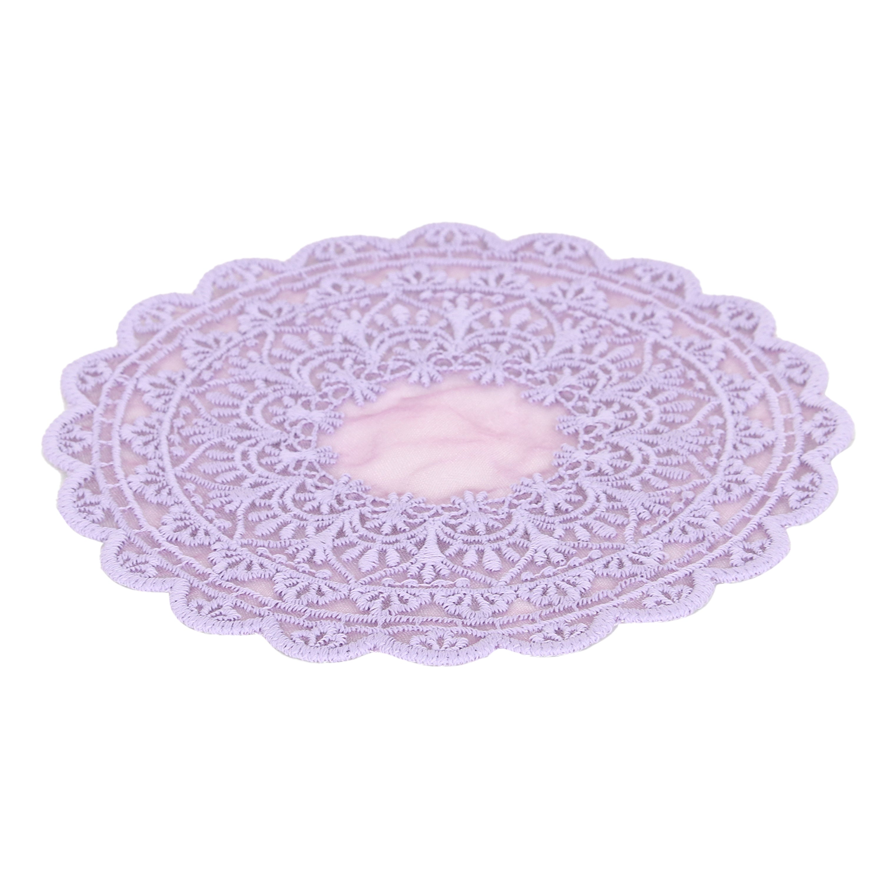 Embroidered Coaster - Lavender