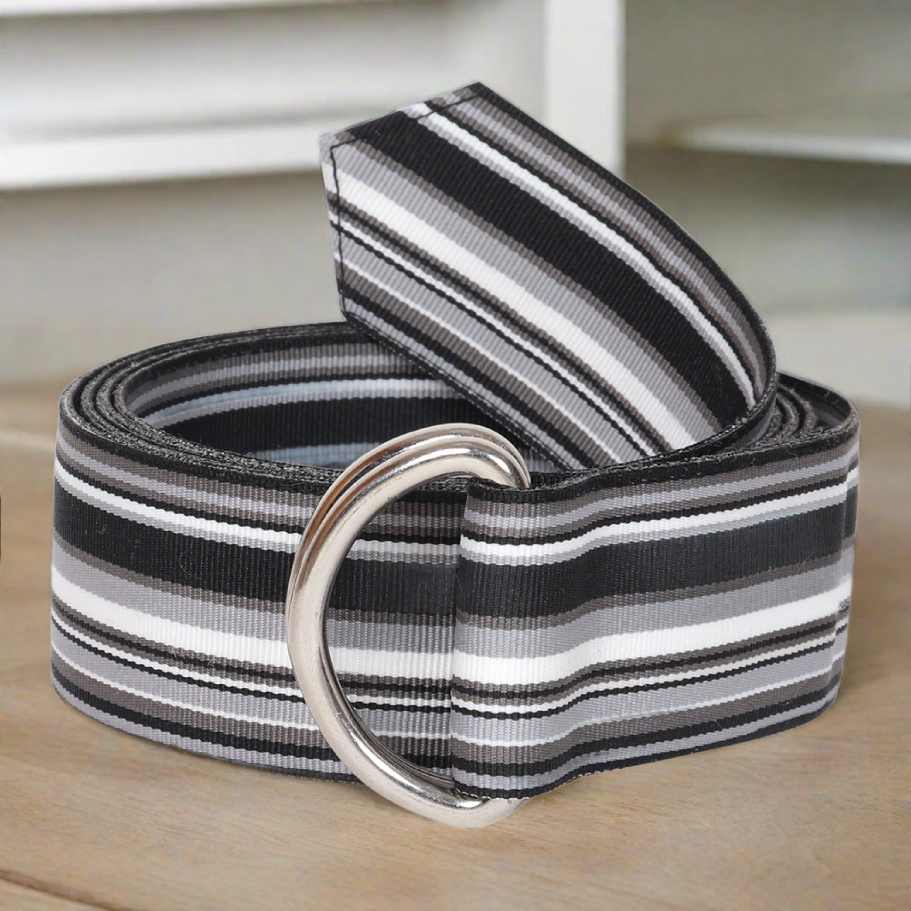 Carter Grosgrain Ribbon D-Ring Embroidered Belts