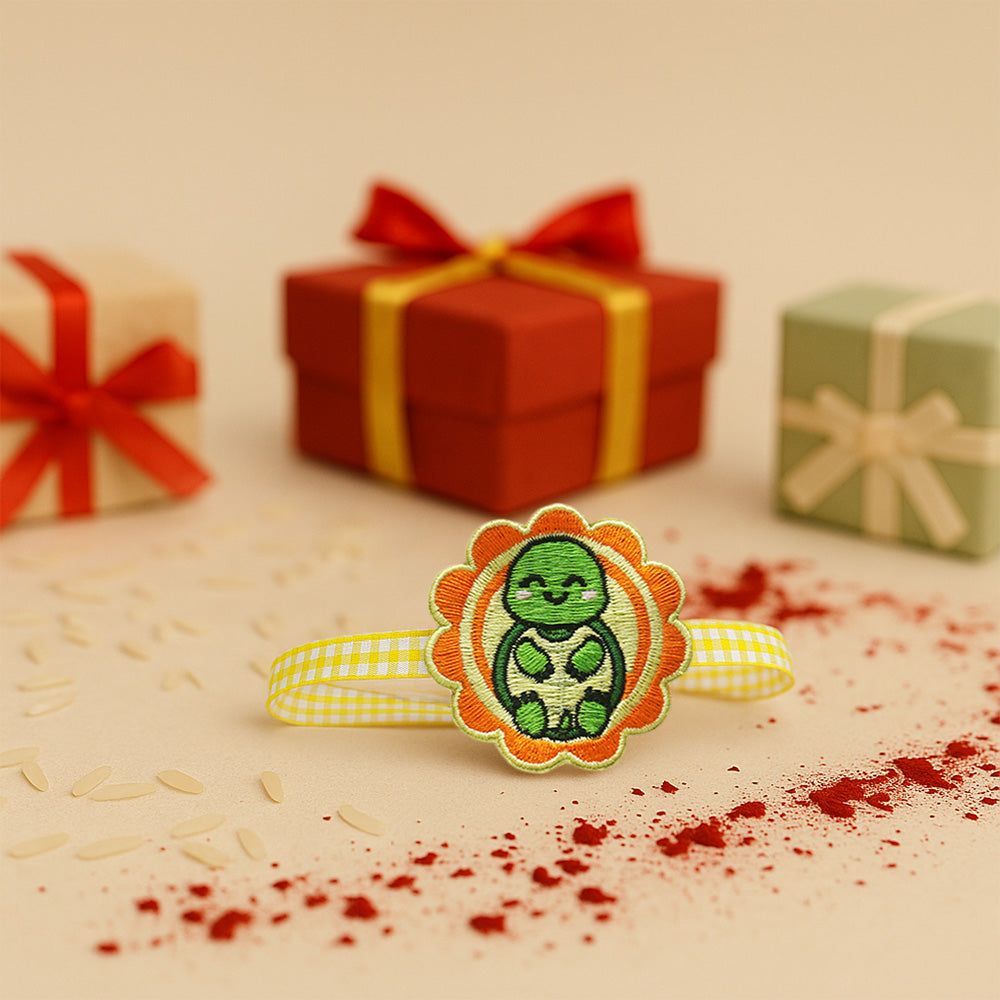 Embroidered Rakhi : The Calm One