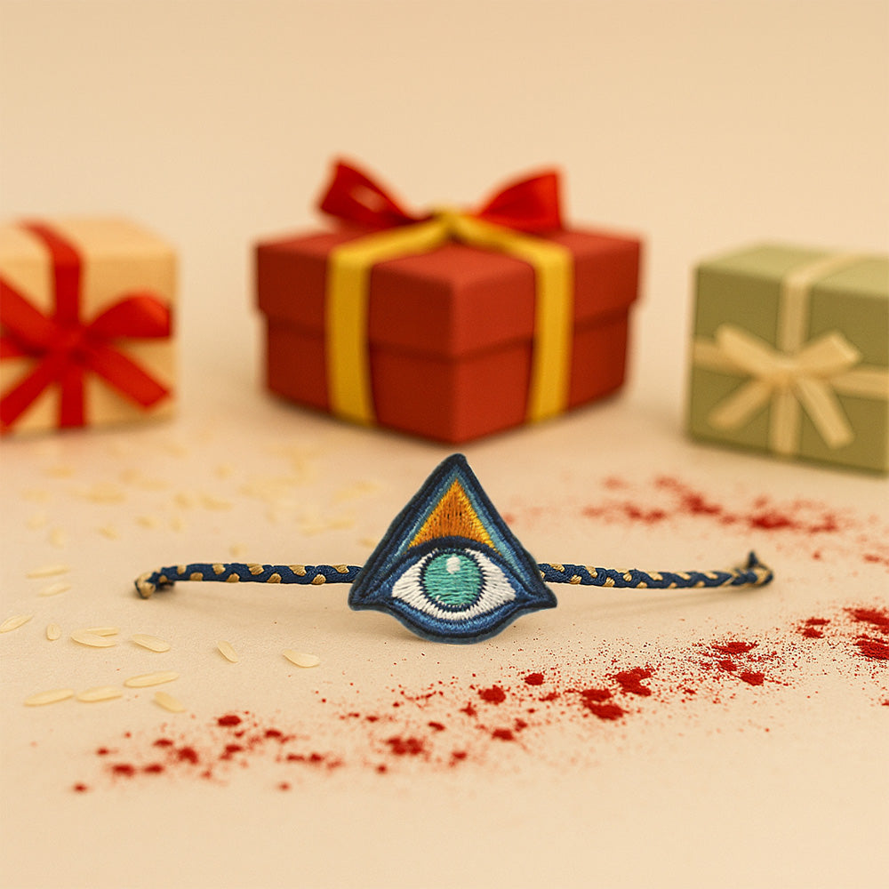 Embroidered Rakhi : Illuminati