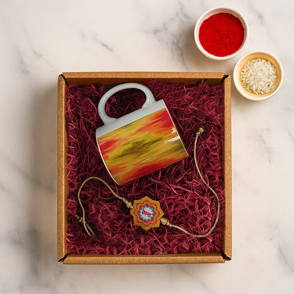 Rakhi Hamper – Sunset Swirl x My Bro Rakhi
