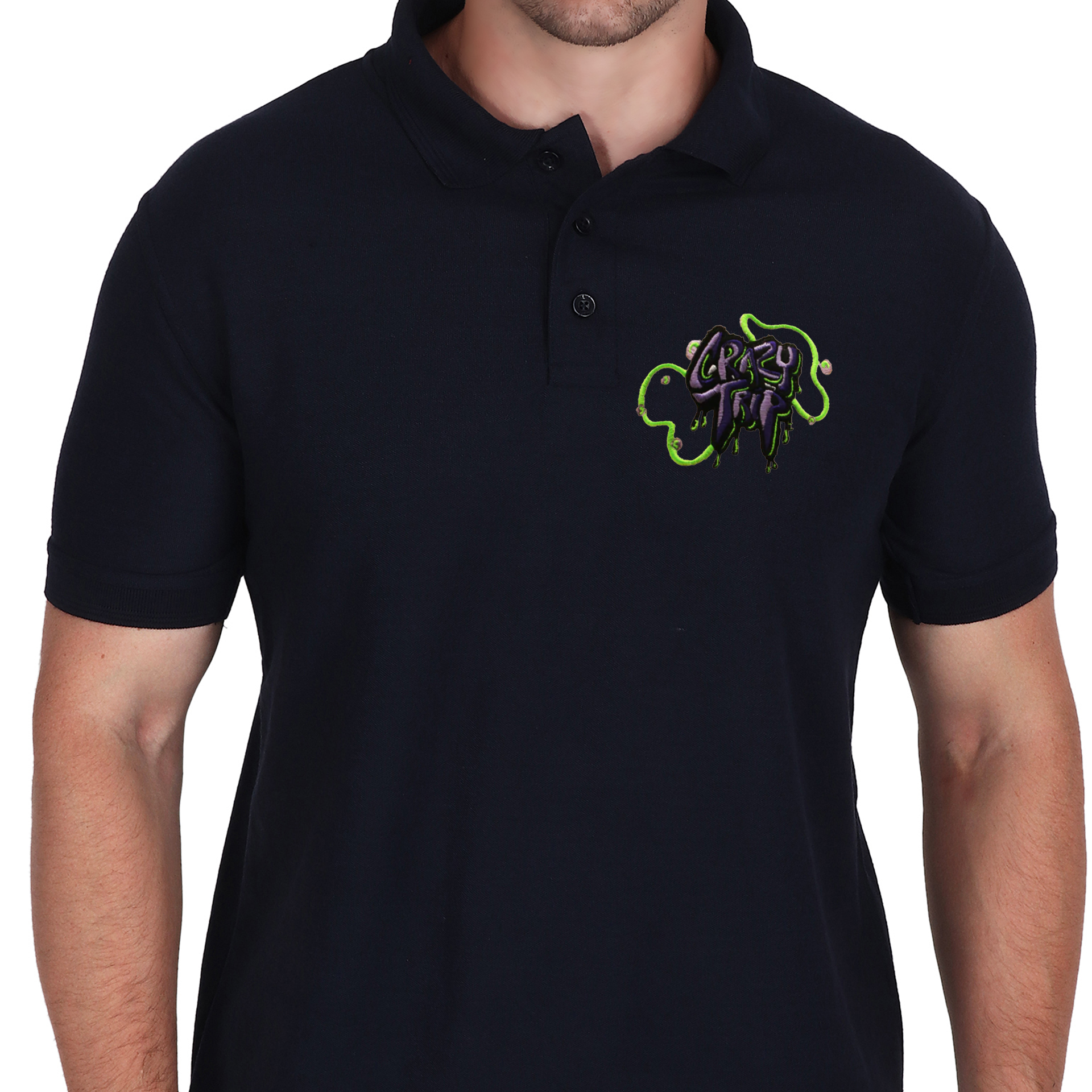 Embroidered T-Shirt - Crazy Time