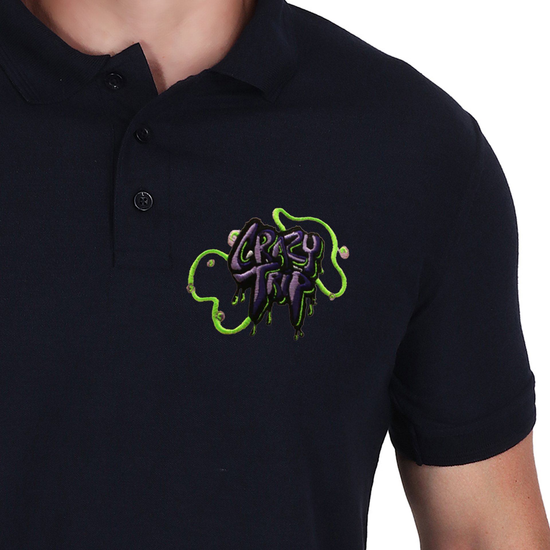 Embroidered T-Shirt - Crazy Time