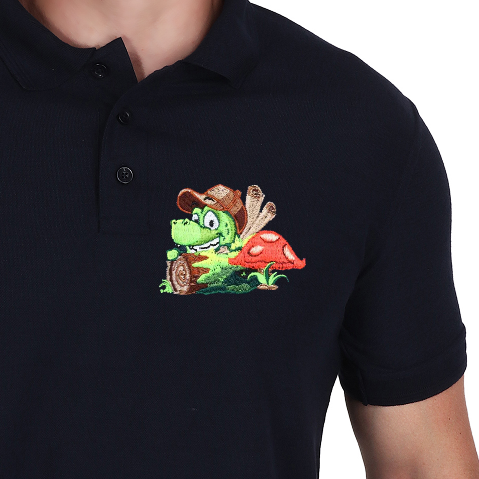 Embroidered T-Shirt - Croc