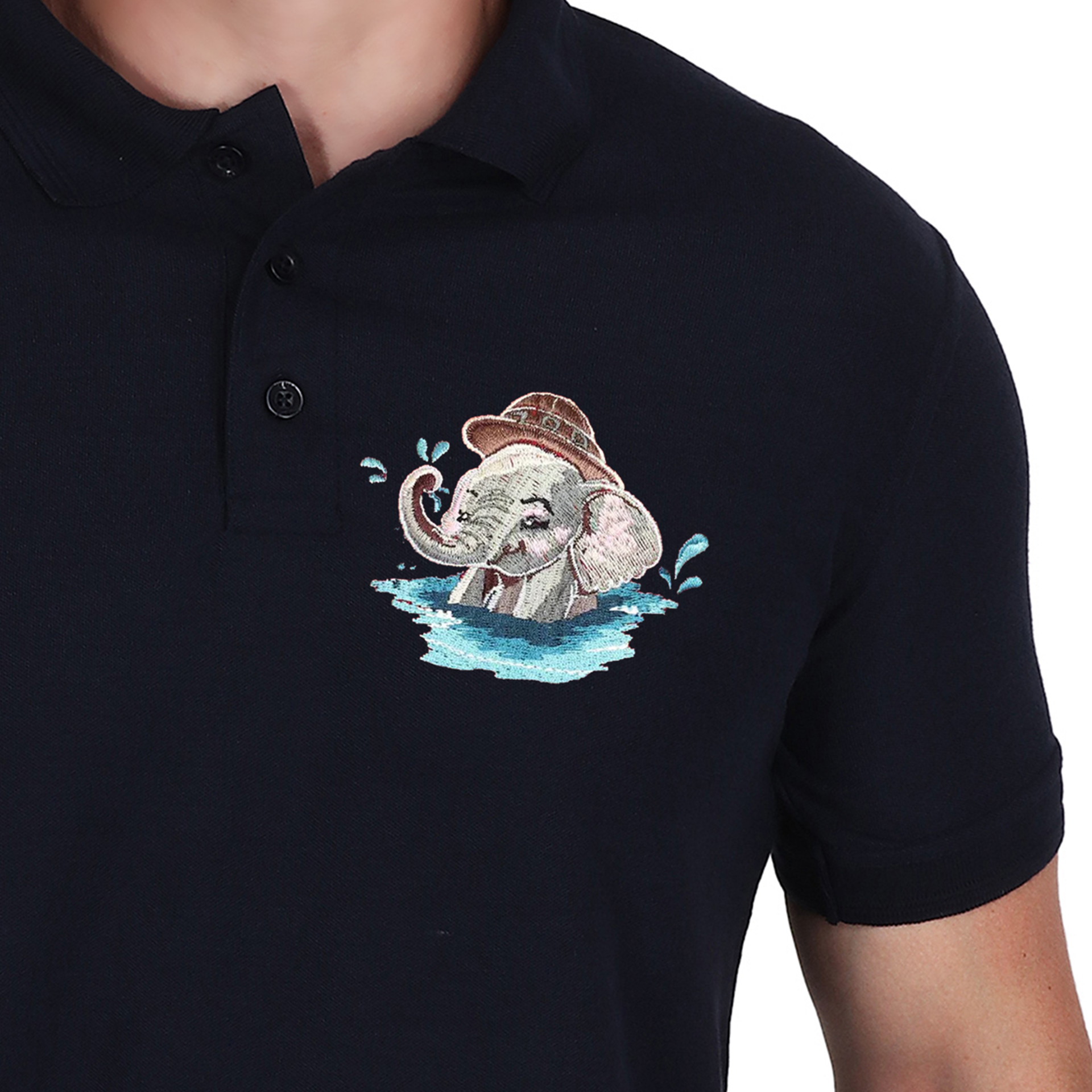 Embroidered T-Shirt - Ele