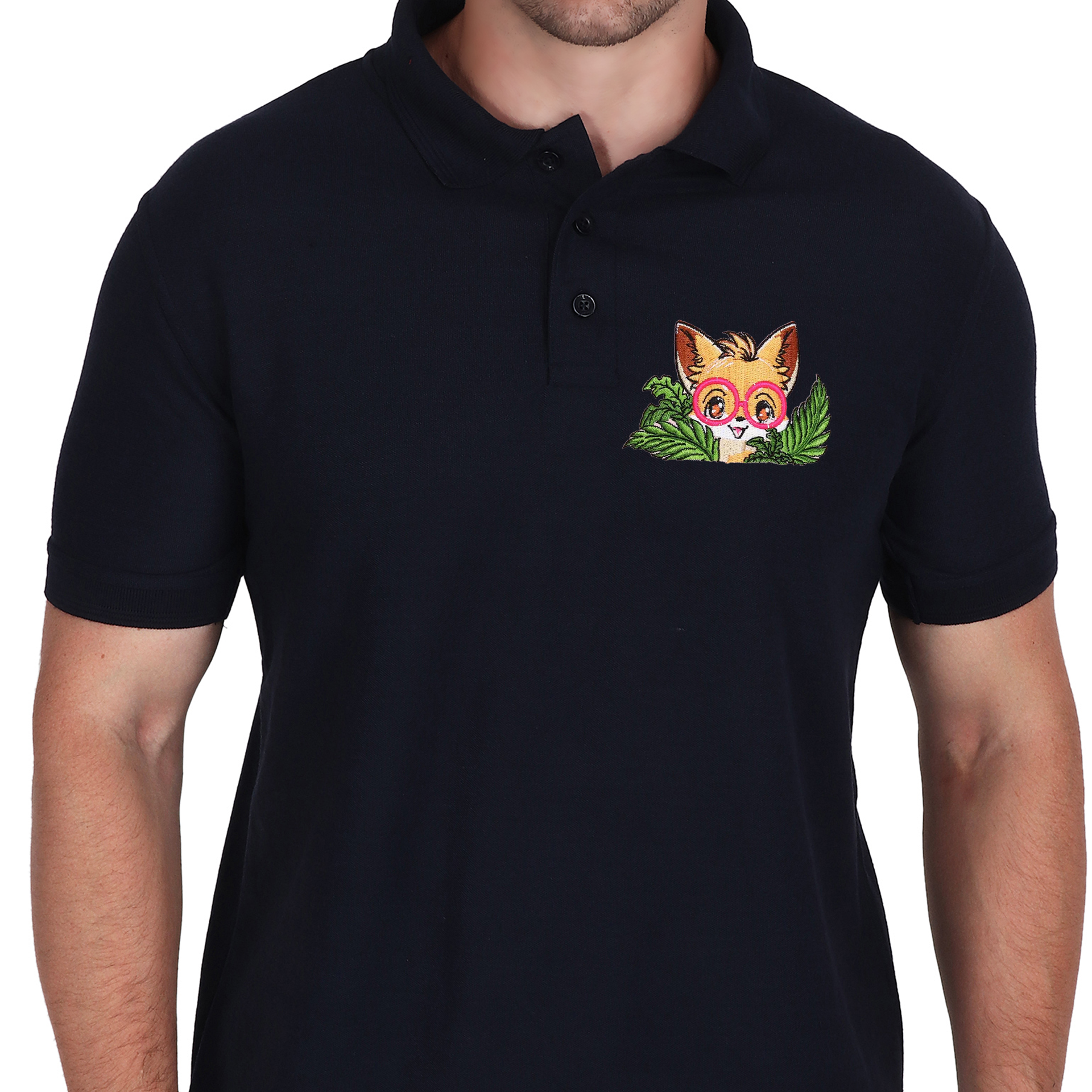 Embroidered T-Shirt - fox
