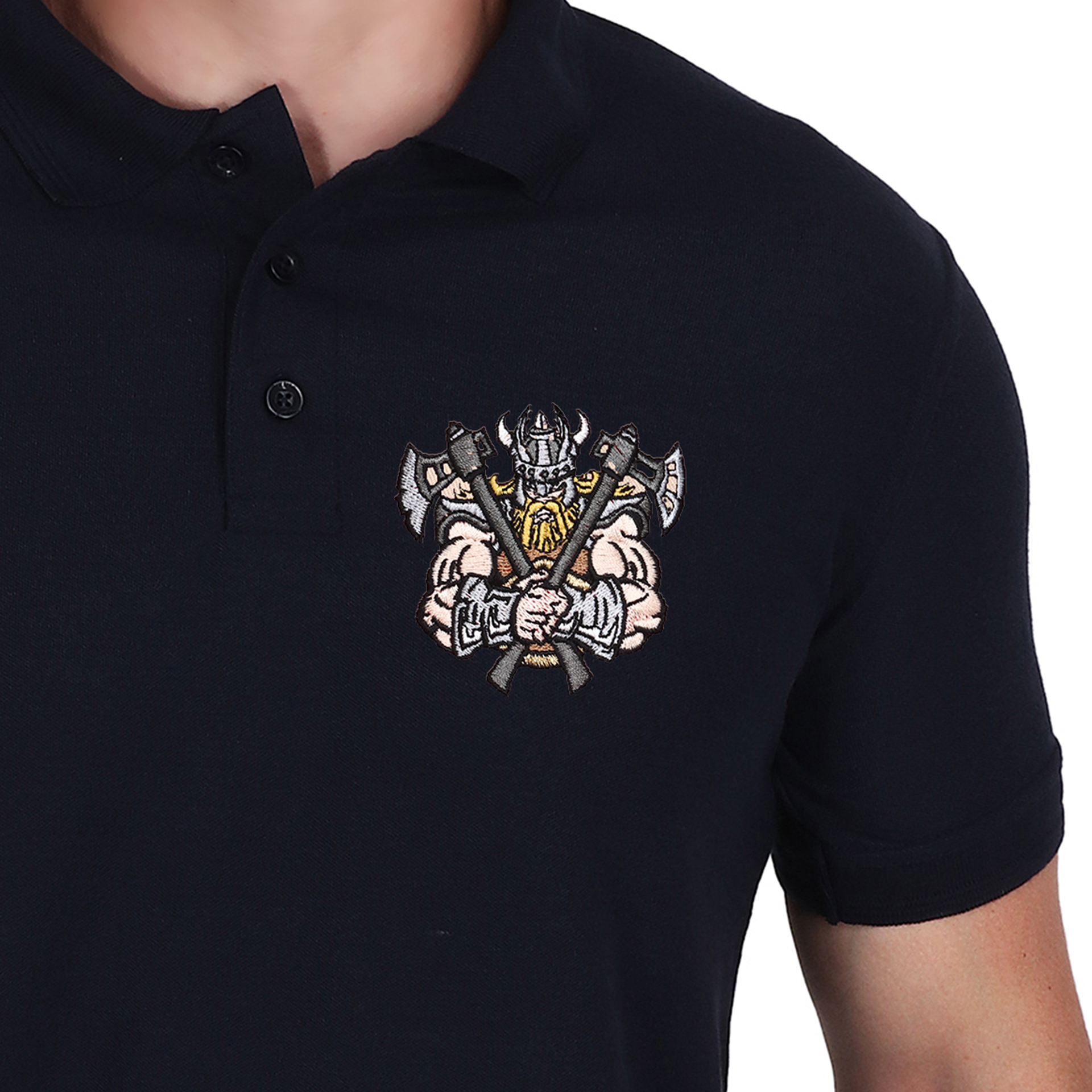 Embroidered T-Shirt - Warrior