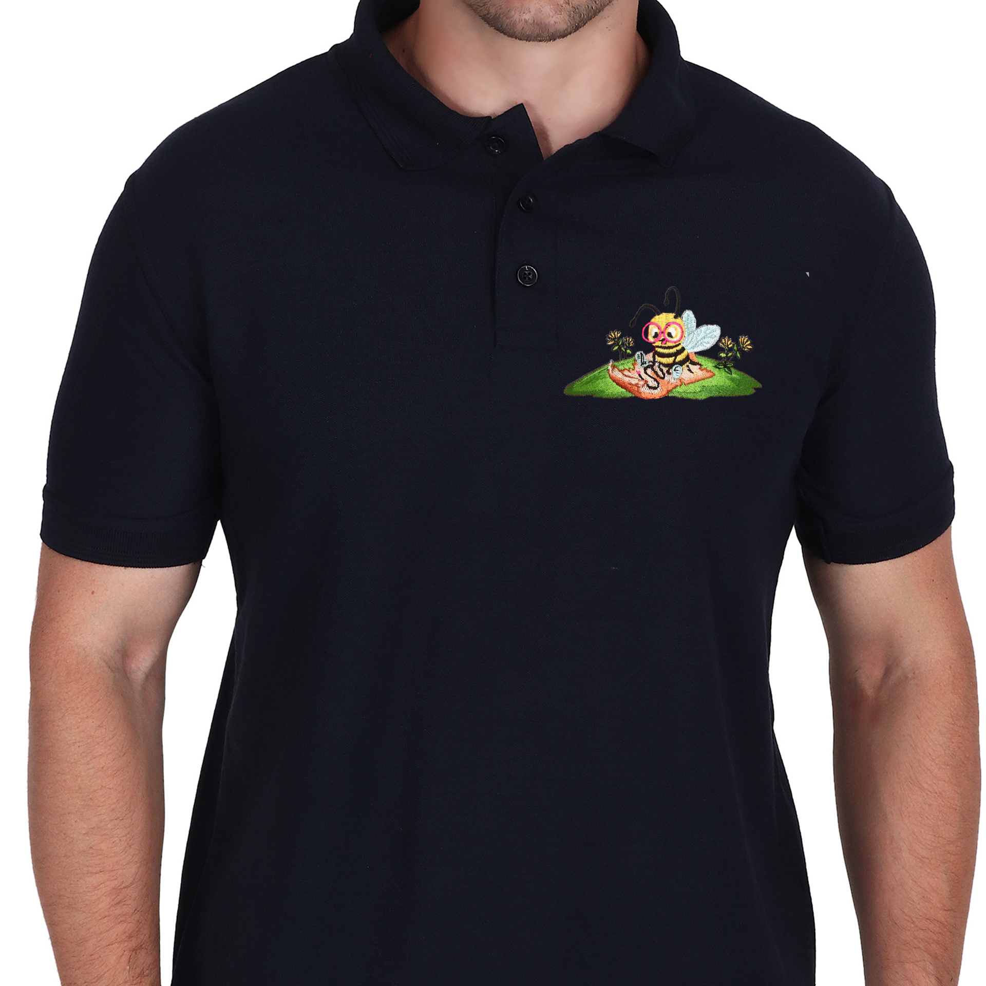 Embroidered T-Shirt - Bumble