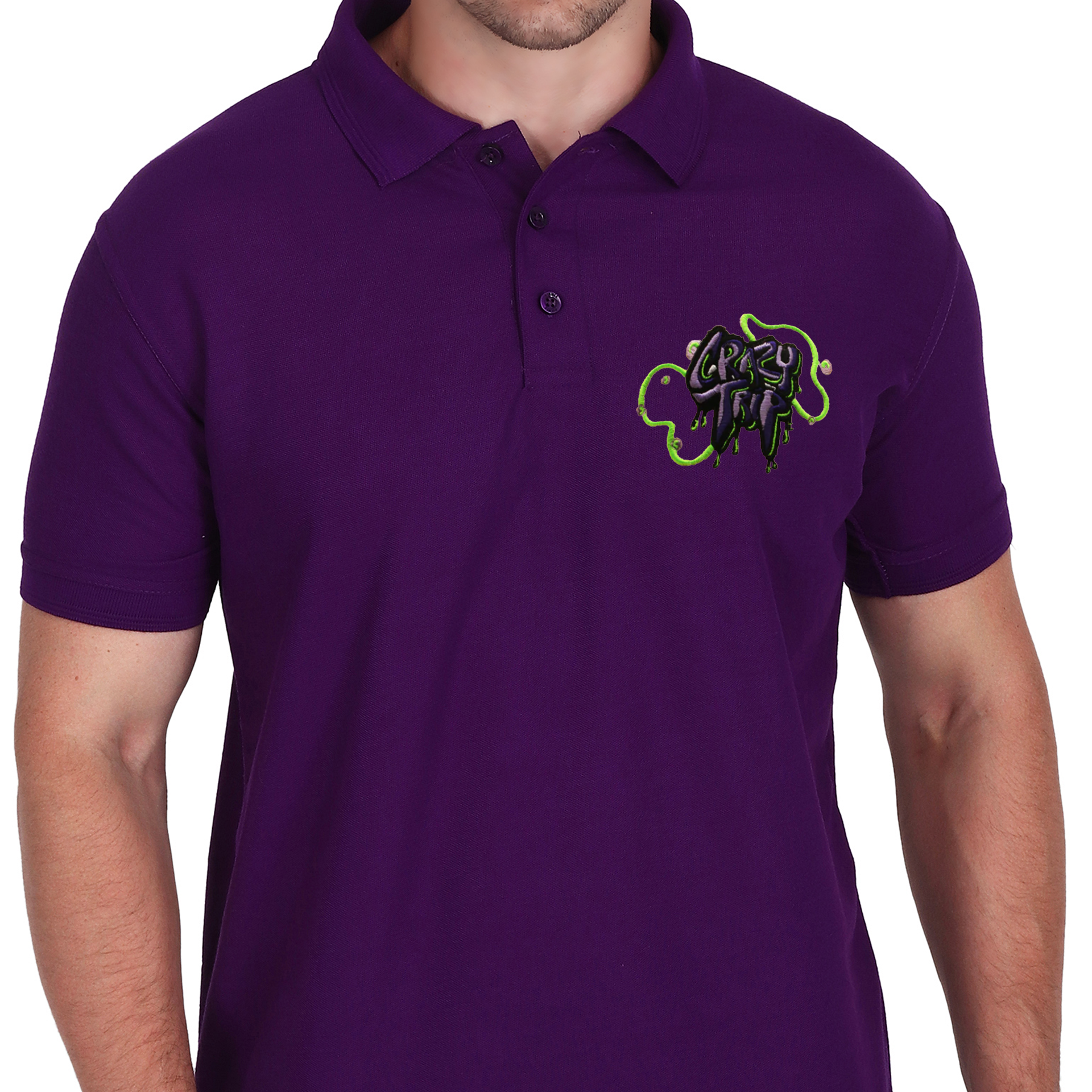 Embroidered T-Shirt - Crazy Time
