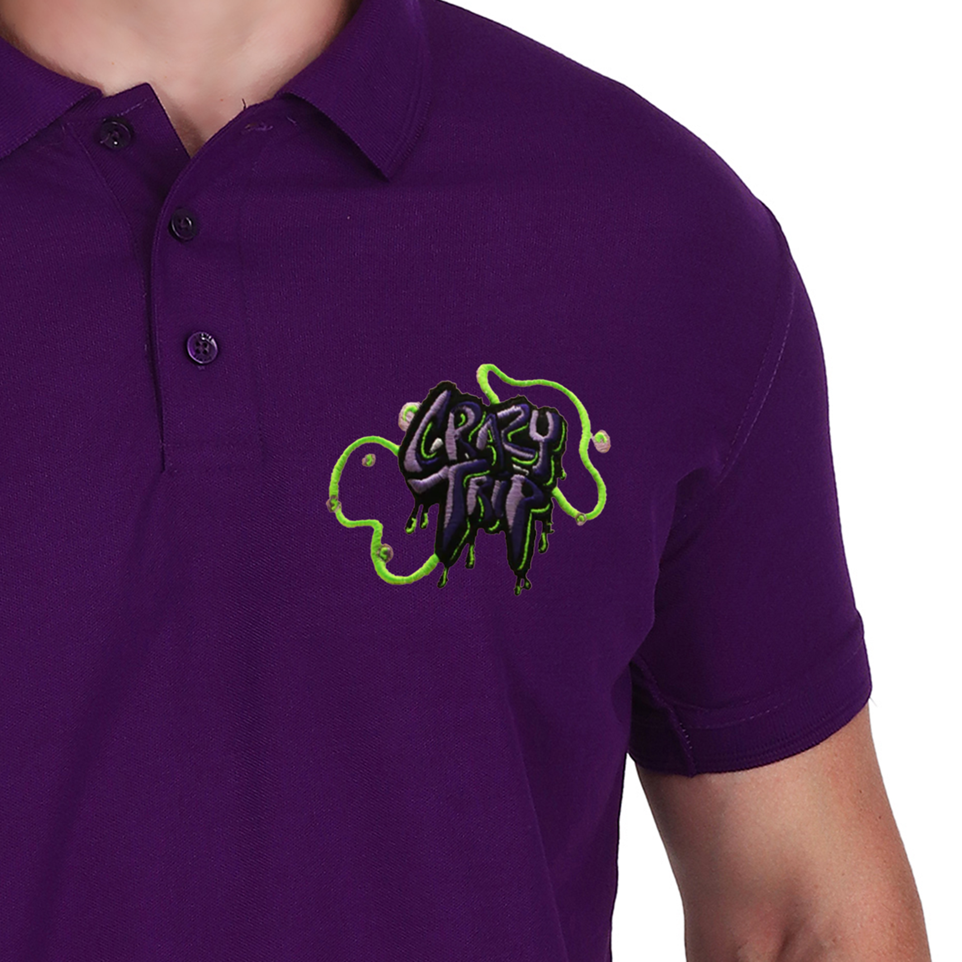 Embroidered T-Shirt - Crazy Time