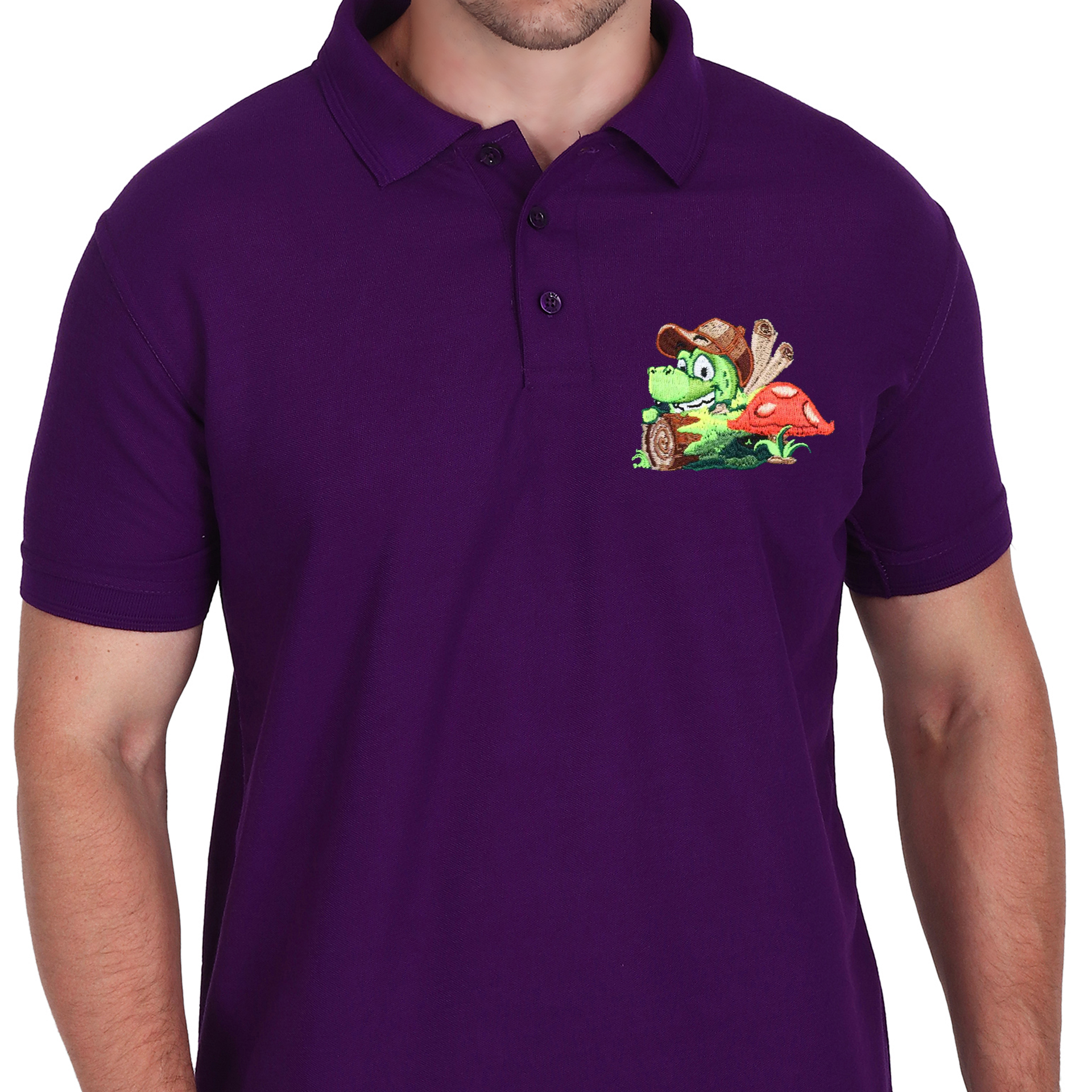 Embroidered T-Shirt - Croc