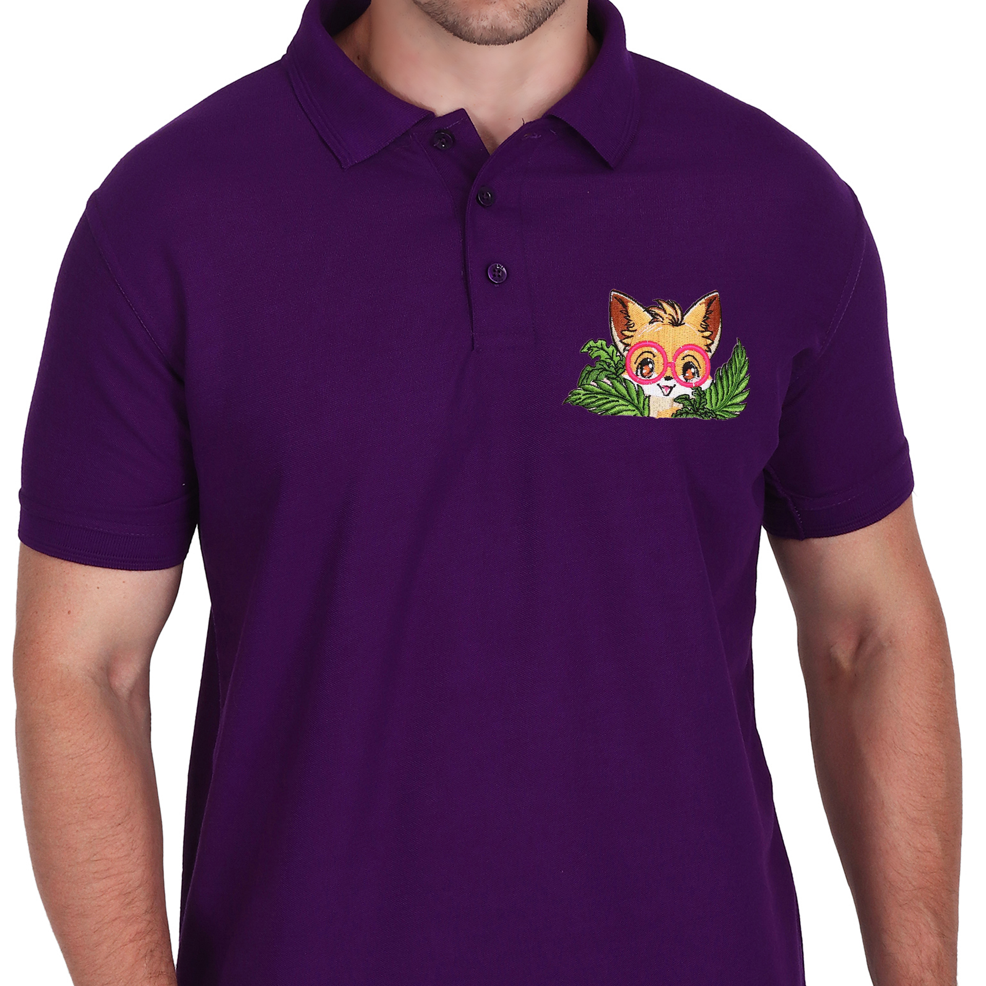 Embroidered T-Shirt - fox