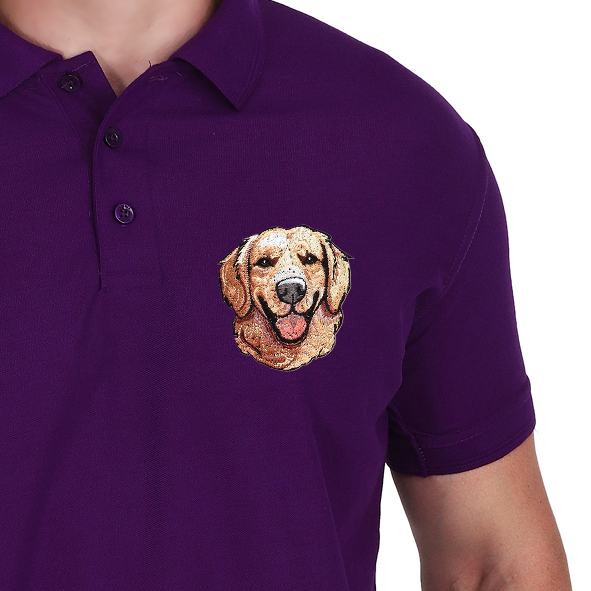 Embroidered T-Shirt - Golden Boy