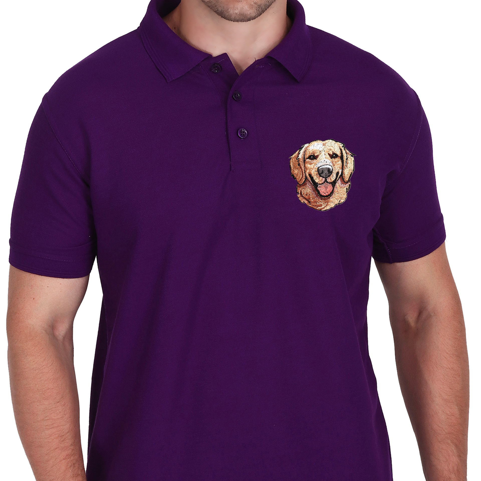 Embroidered T-Shirt - Golden Boy