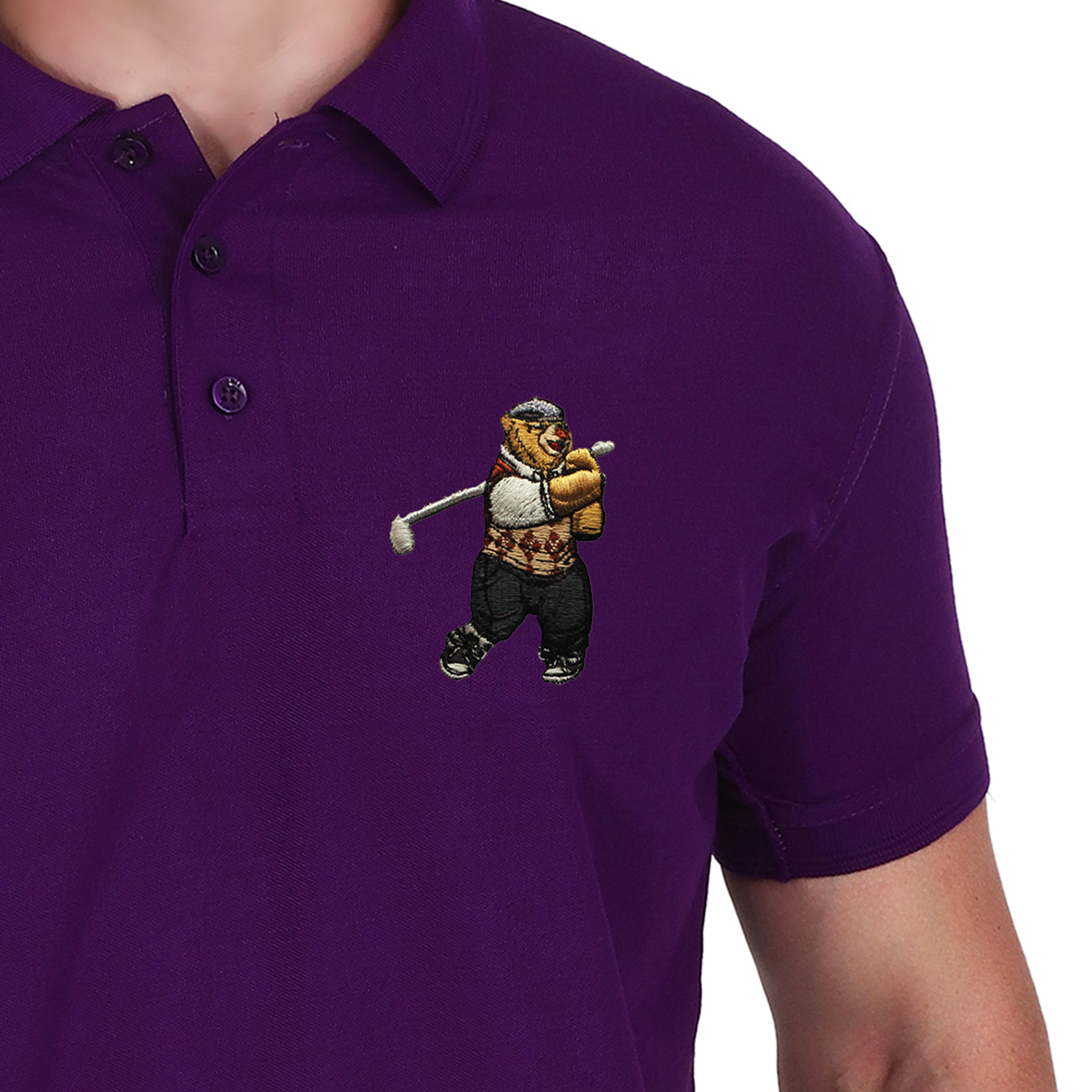 Embroidered T-Shirt - Golfy