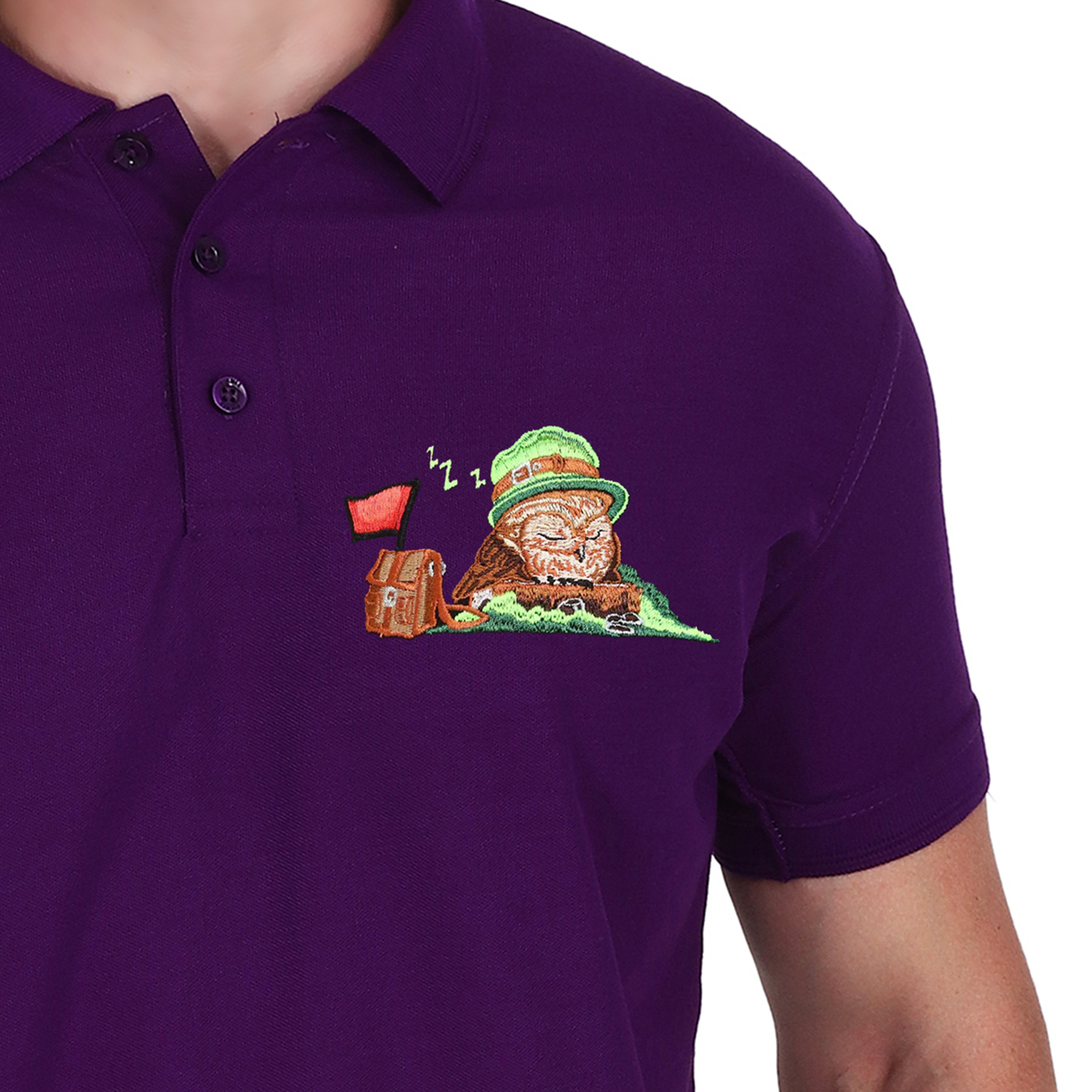 Embroidered T-Shirt - Hoot