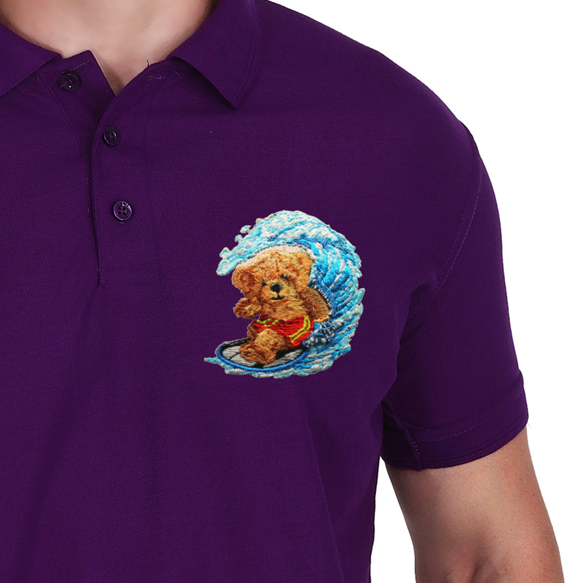 Embroidered T-Shirt - Waverider