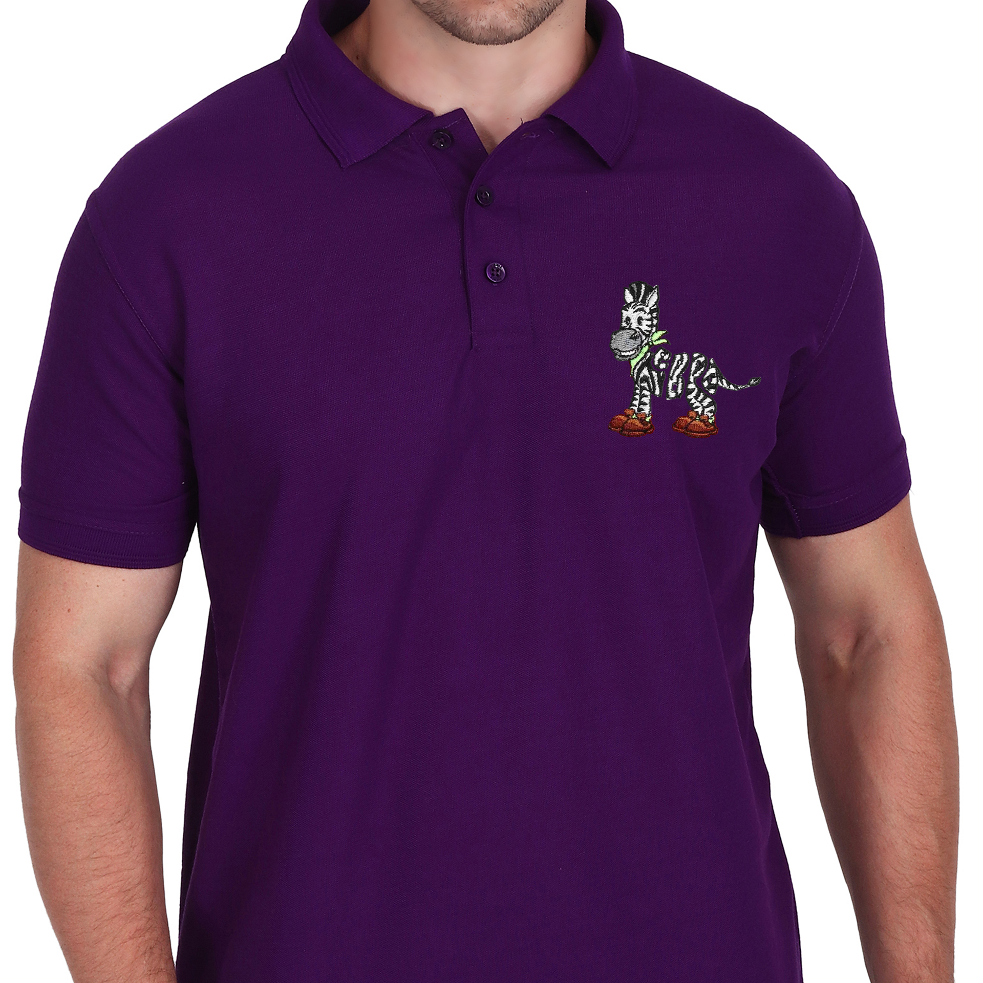 Embroidered T-Shirt - Zebra