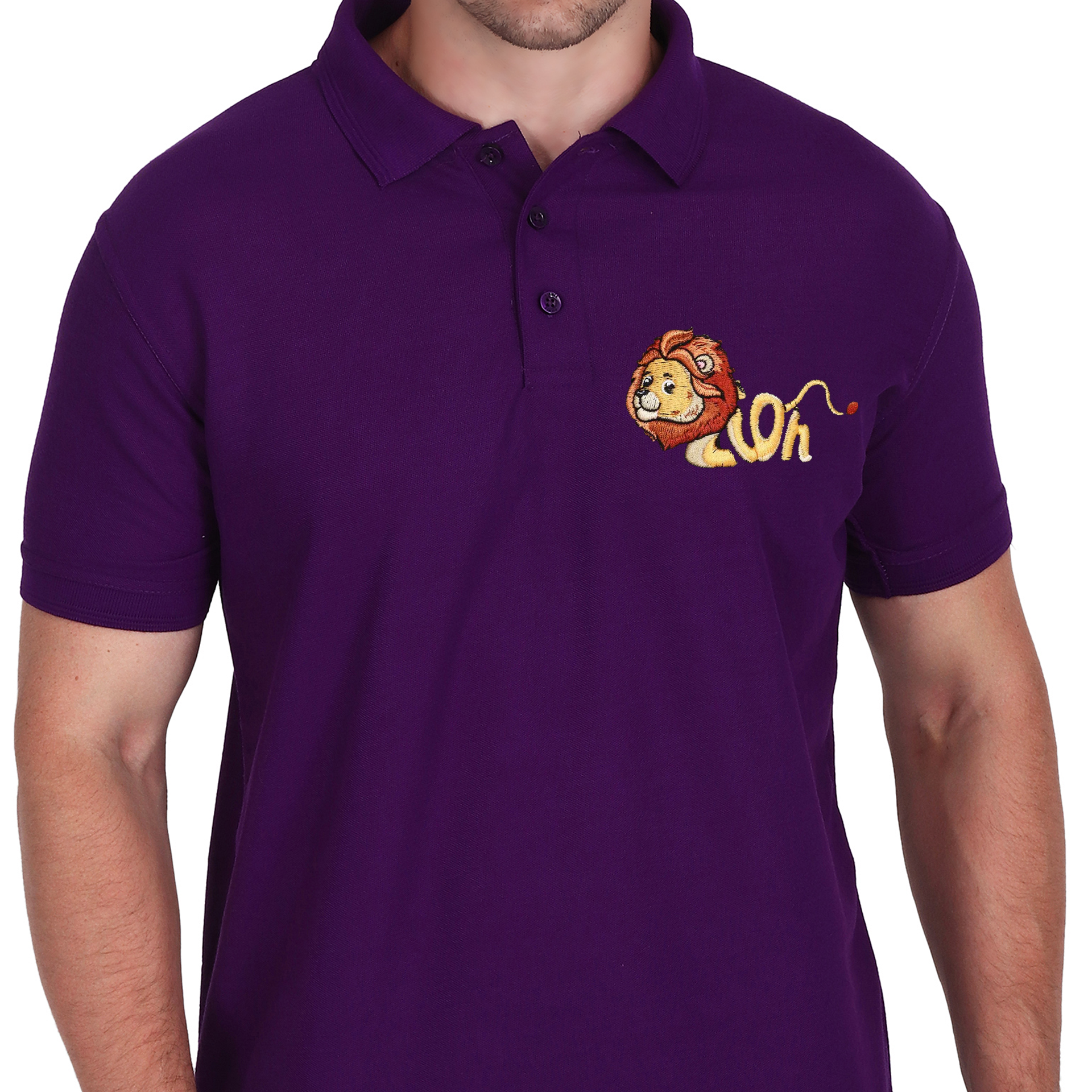 Embroidered T-Shirt - Simba