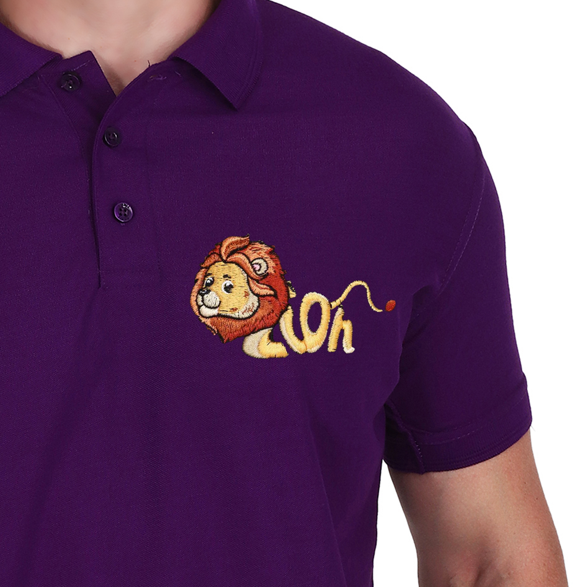 Embroidered T-Shirt - Simba