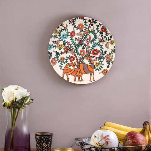 Decorative Wall Plates - Madhubani Art