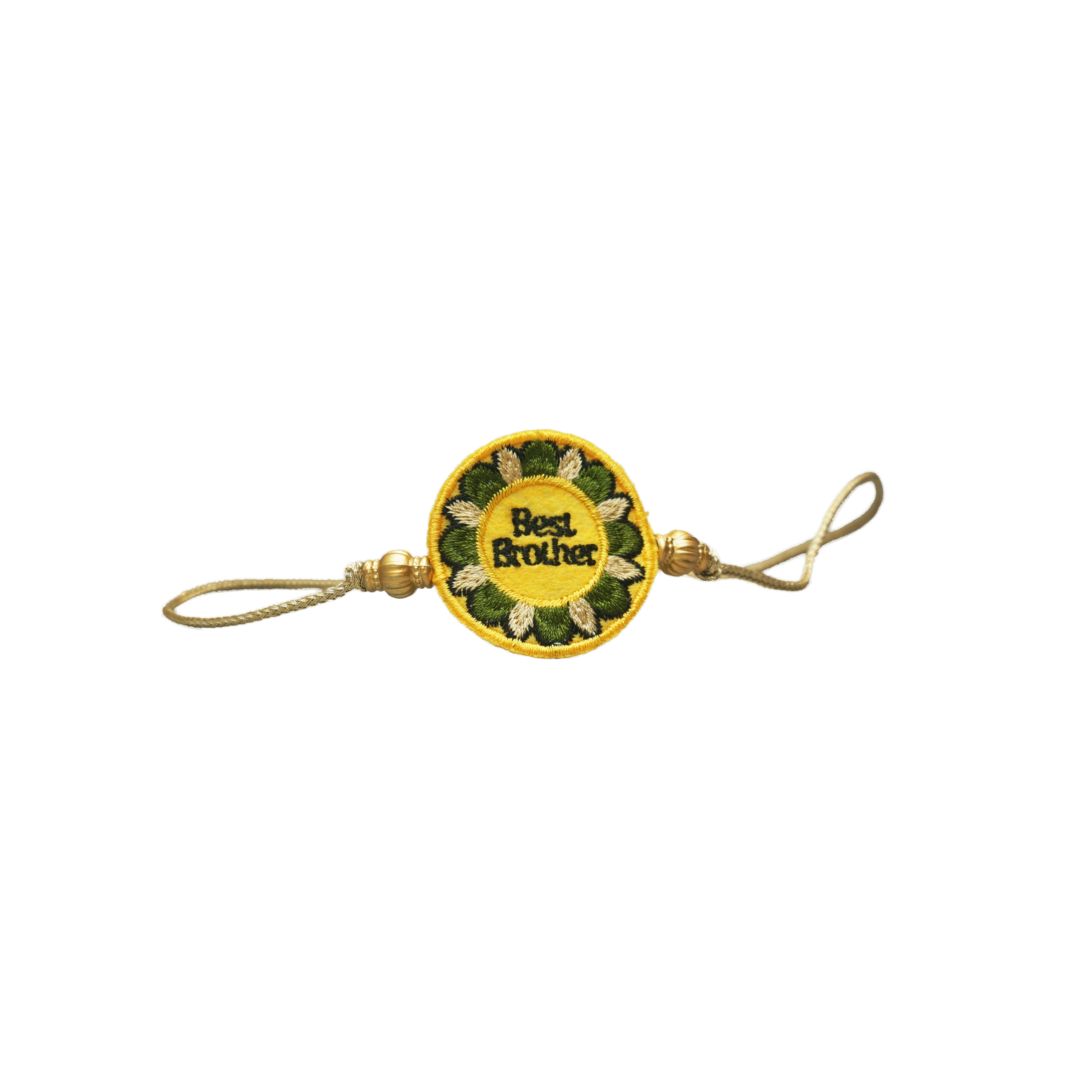 Embroidered Rakhi : Best Brother
