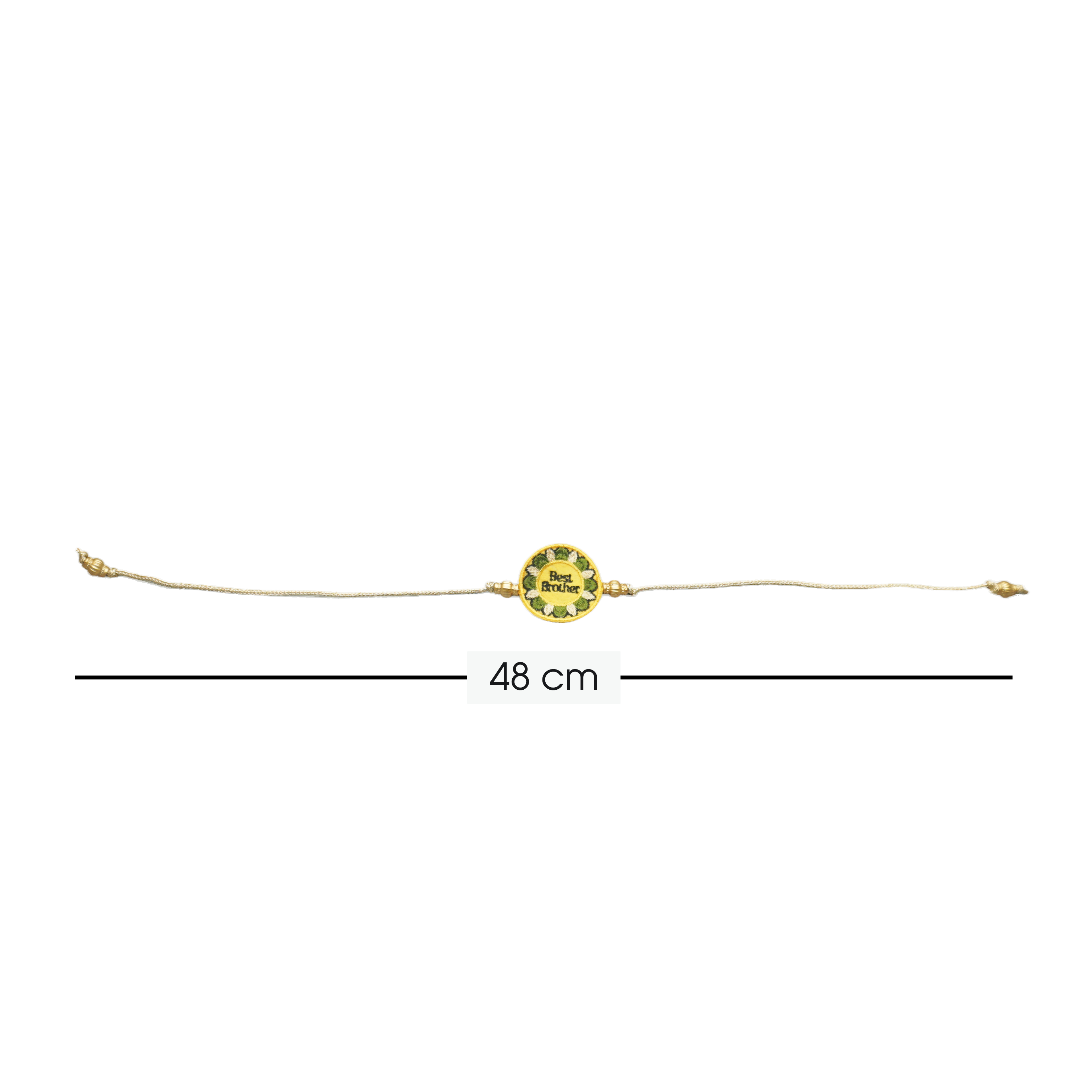 Embroidered Rakhi : Best Brother