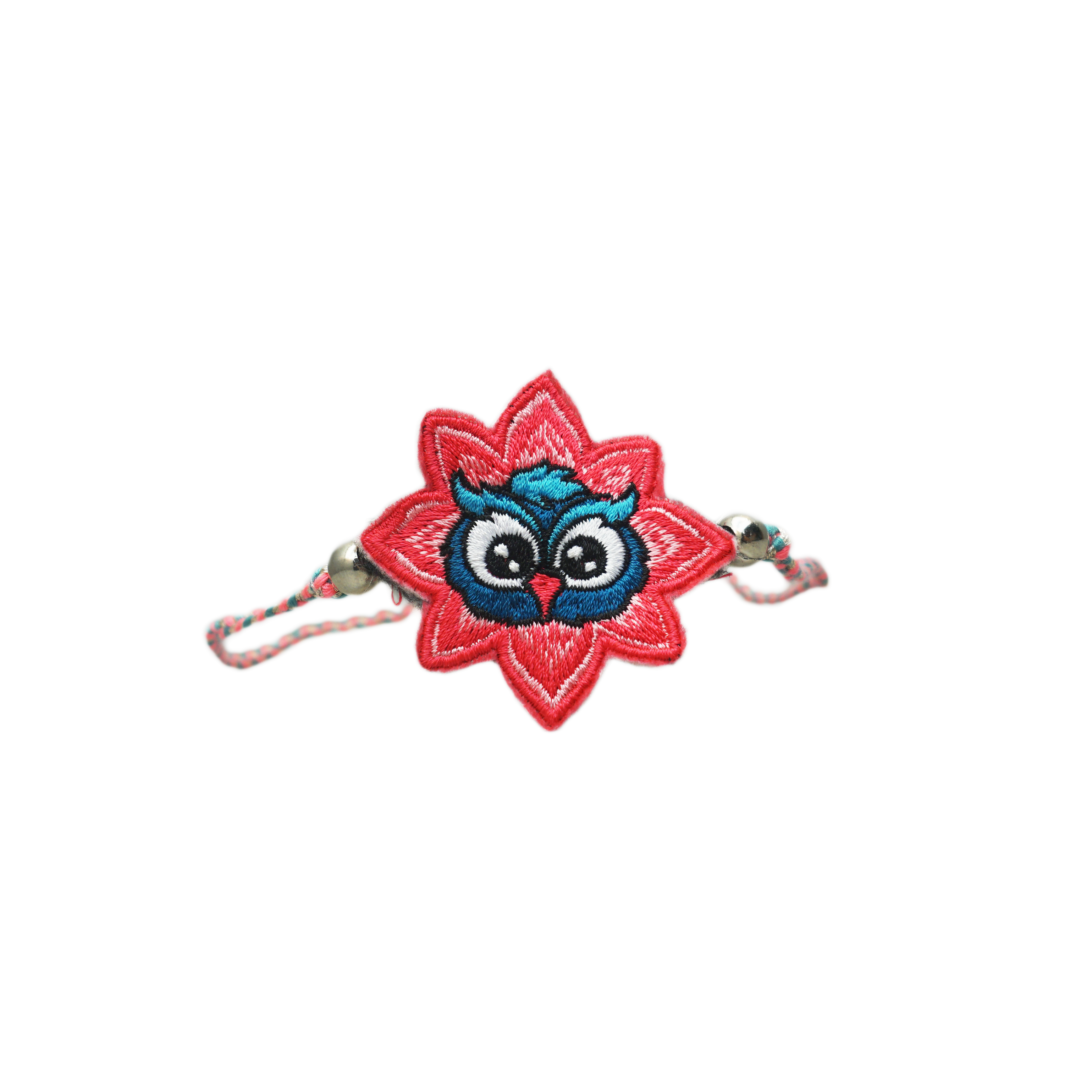 Embroidered Rakhi : The Hoot One