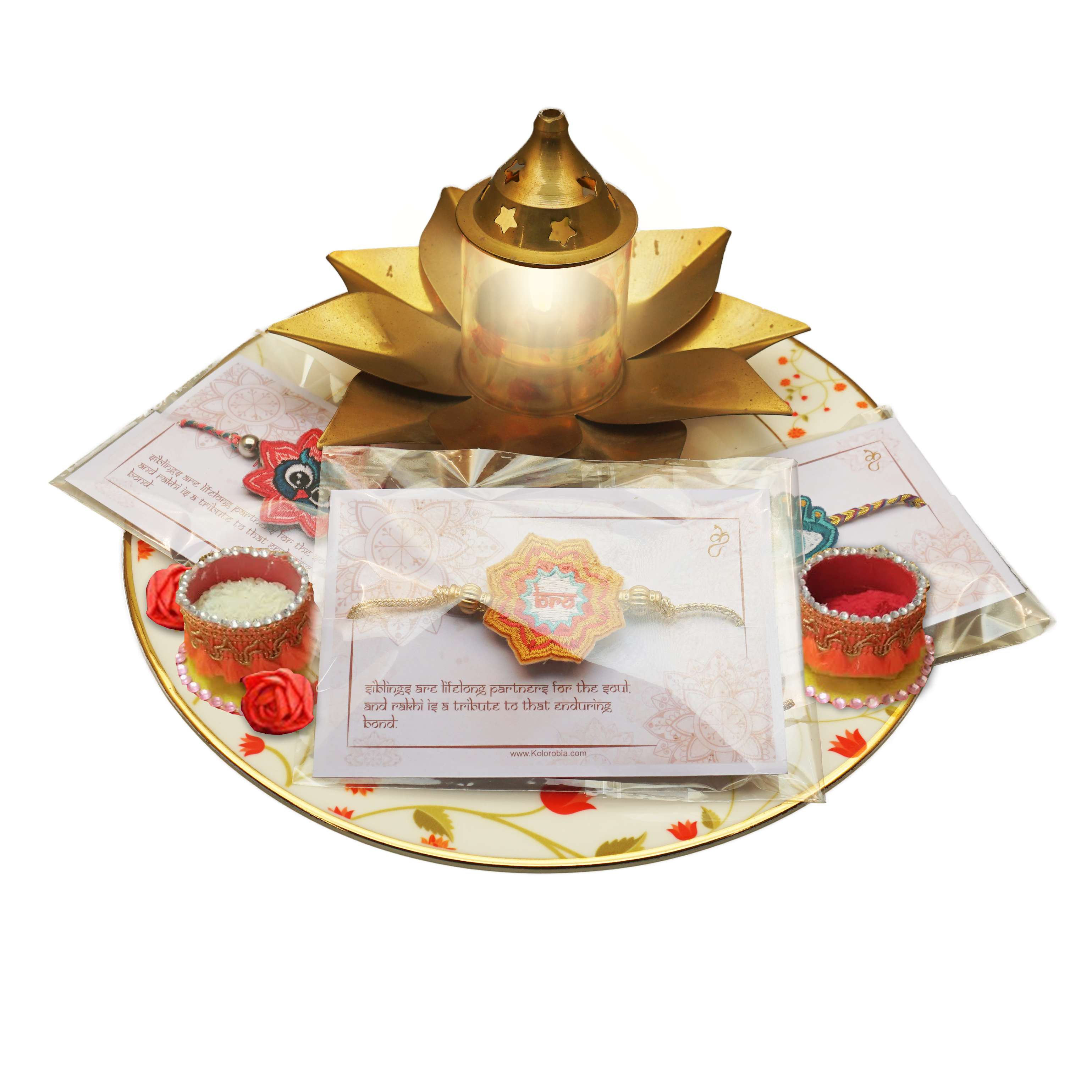 Embroidered Rakhi : My Bro