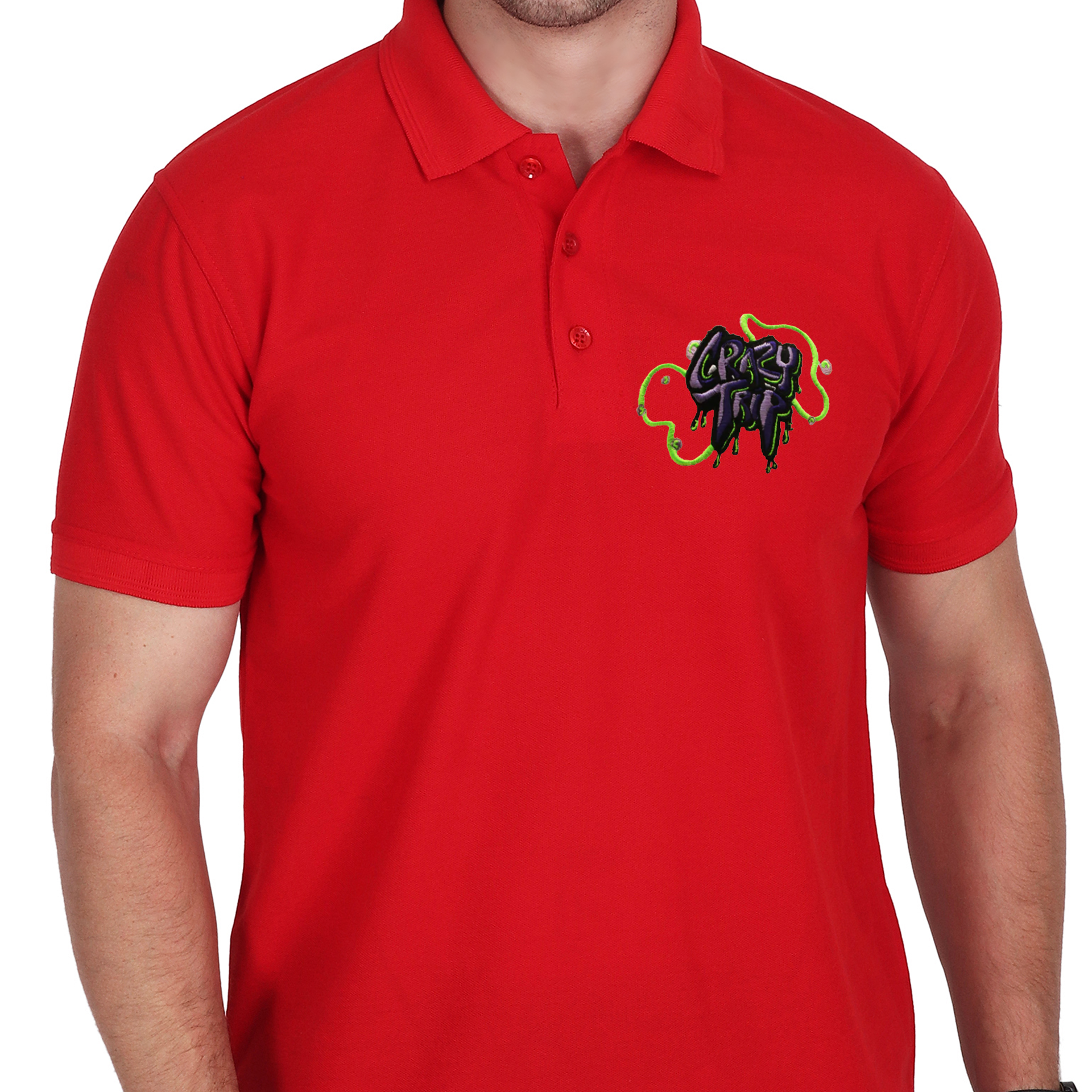 Embroidered T-Shirt - Crazy Time