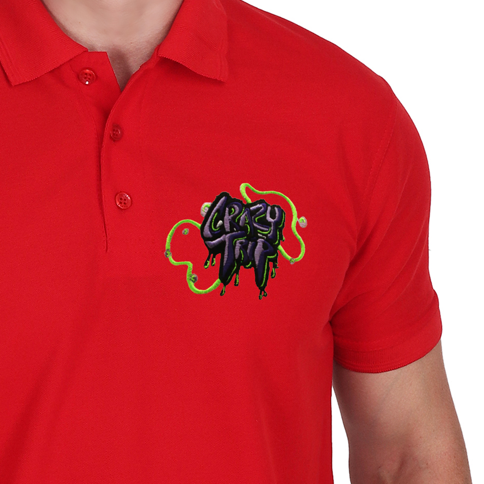 Embroidered T-Shirt - Crazy Time
