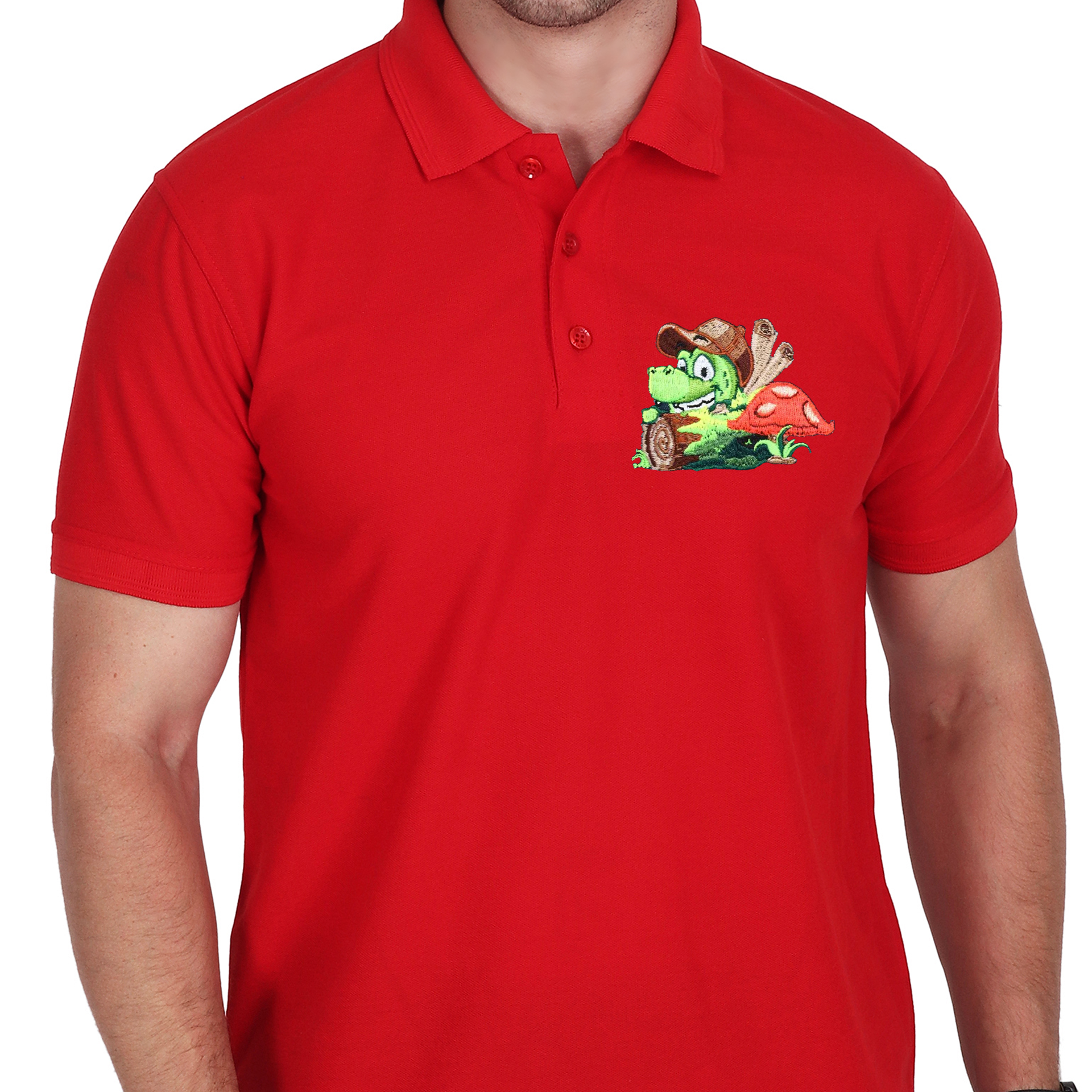 Embroidered T-Shirt - Croc
