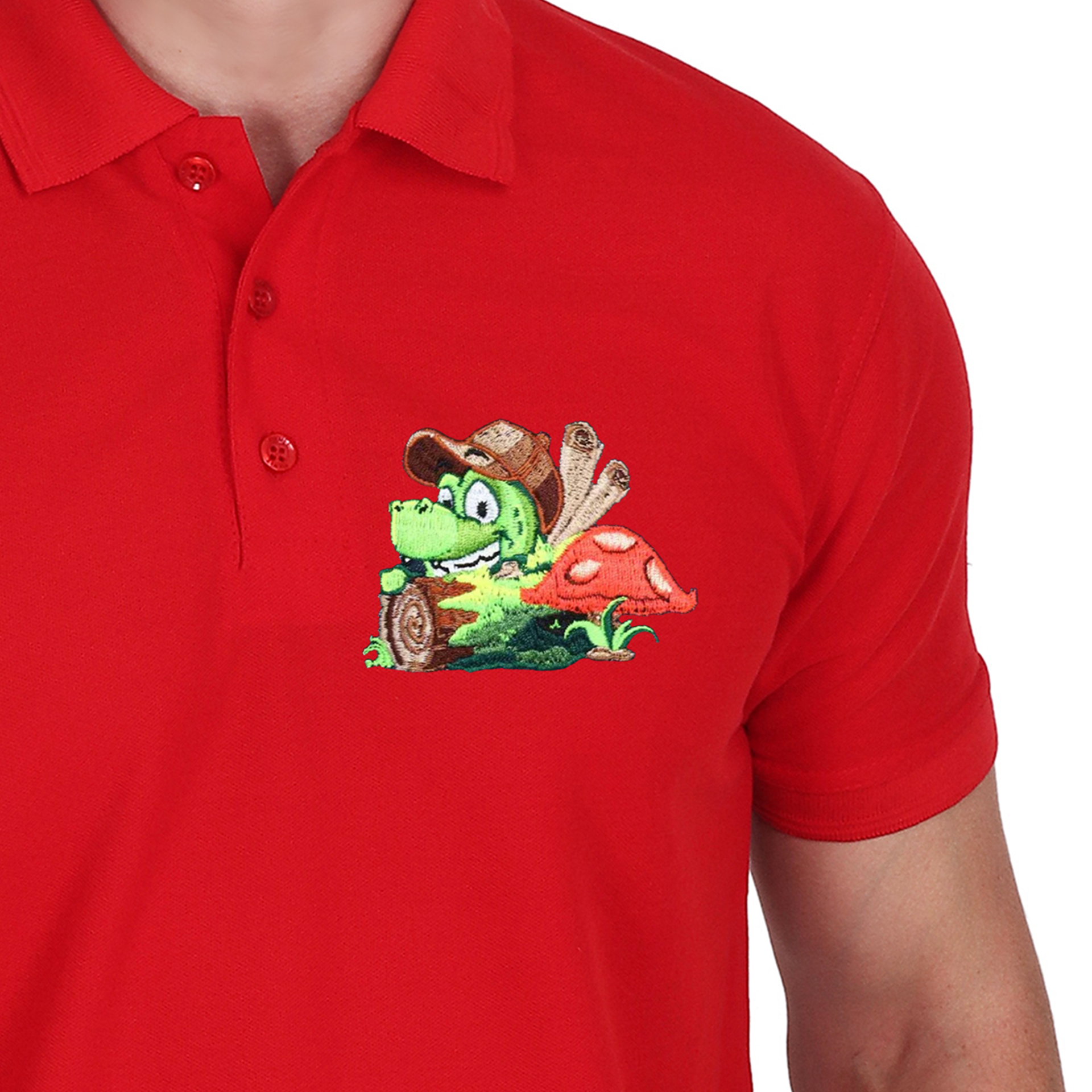 Embroidered T-Shirt - Croc