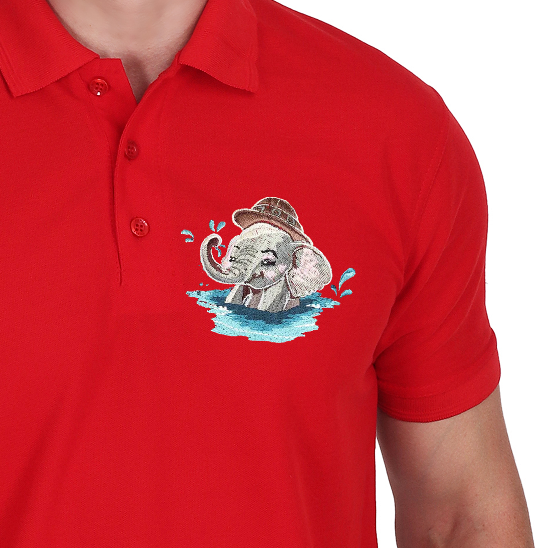Embroidered T-Shirt - Ele